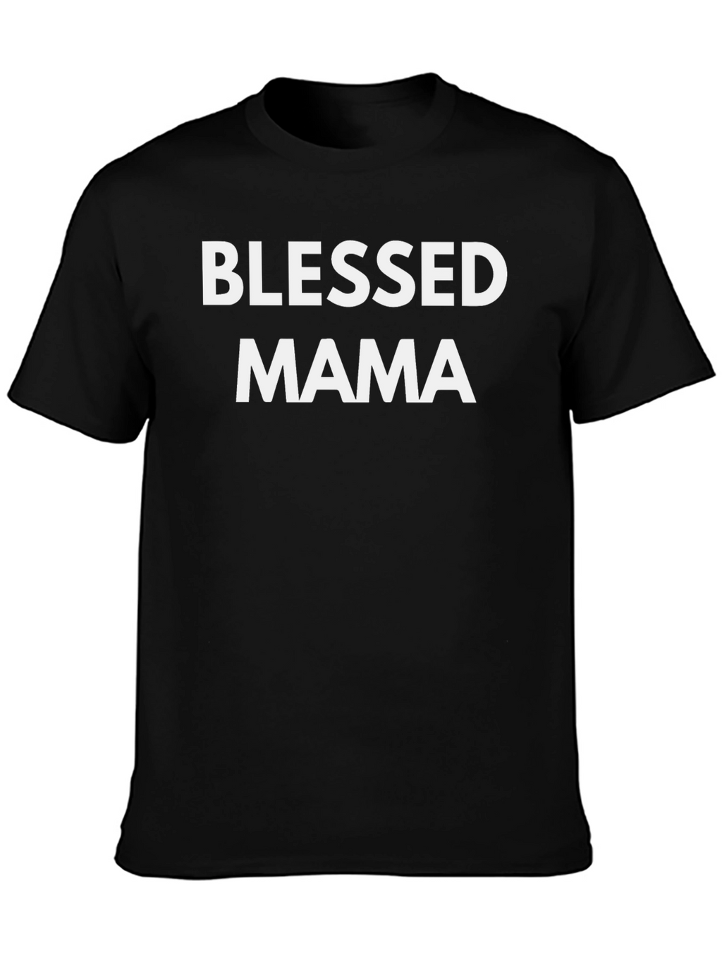 Blessed Mama Black T-Shirt
