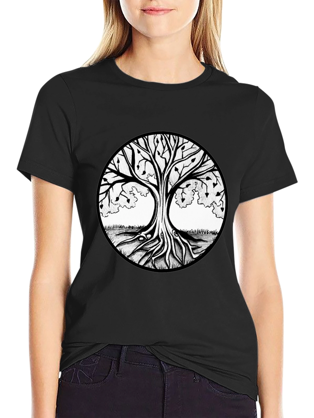 Tree of Life Graphic Tee - Black