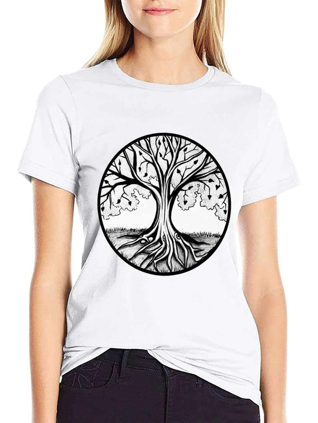 Tree of Life Graphic Tee - Black