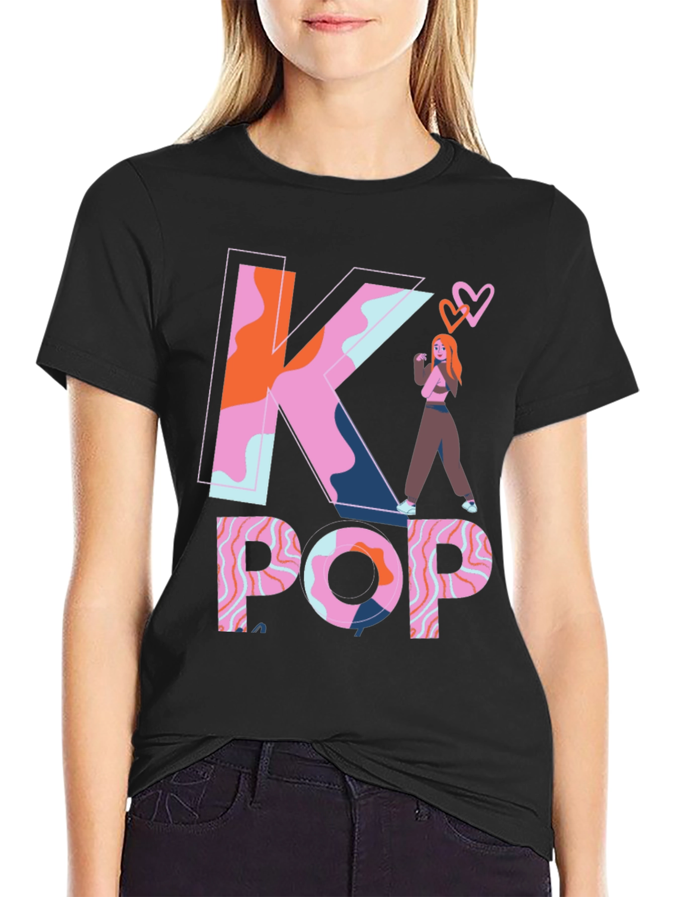 K-Pop Inspired Graphic Tee - Trendy & Unique