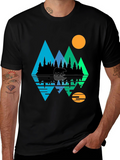 Bear Forest Reflective Graphic T-Shirt
