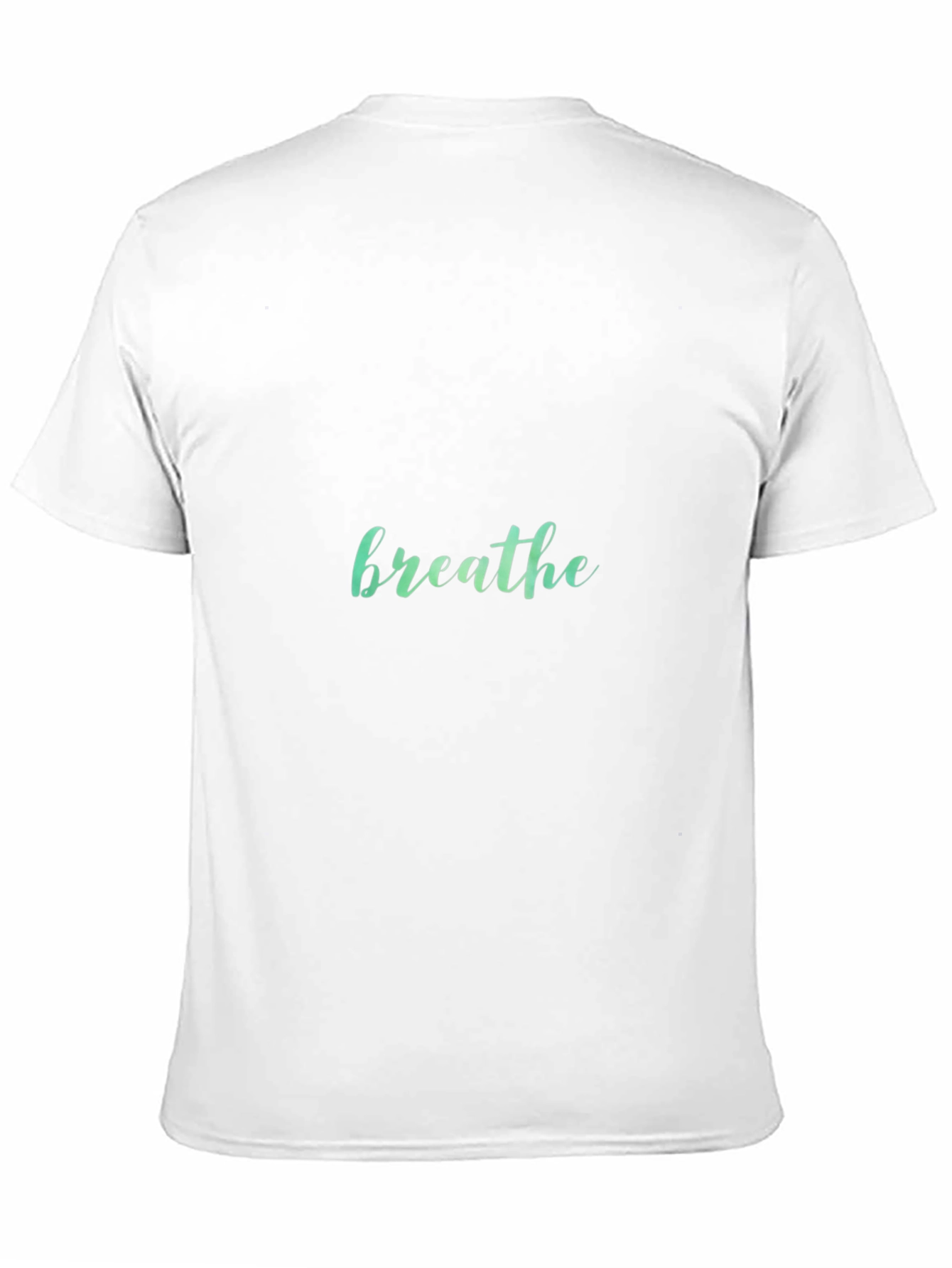 Mens Black Breathe Graphic T-Shirt