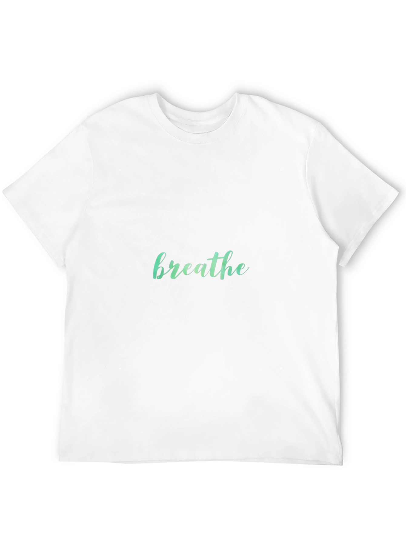 Mens Black Breathe Graphic T-Shirt