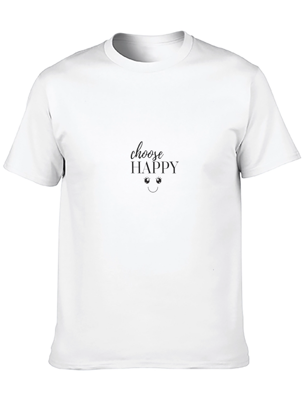 Choose Happy Graphic Tee - Black