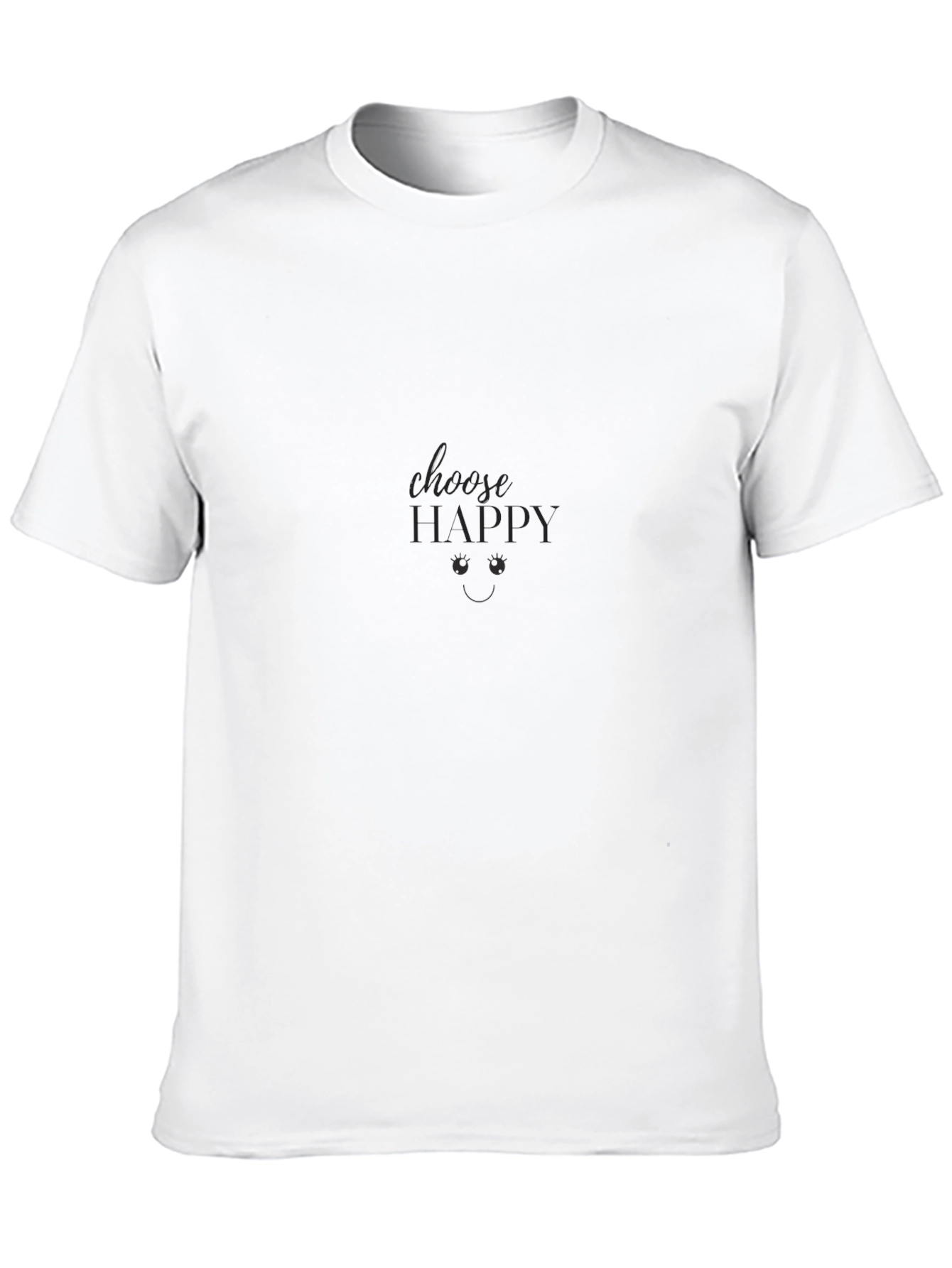 Choose Happy Graphic Tee - Black