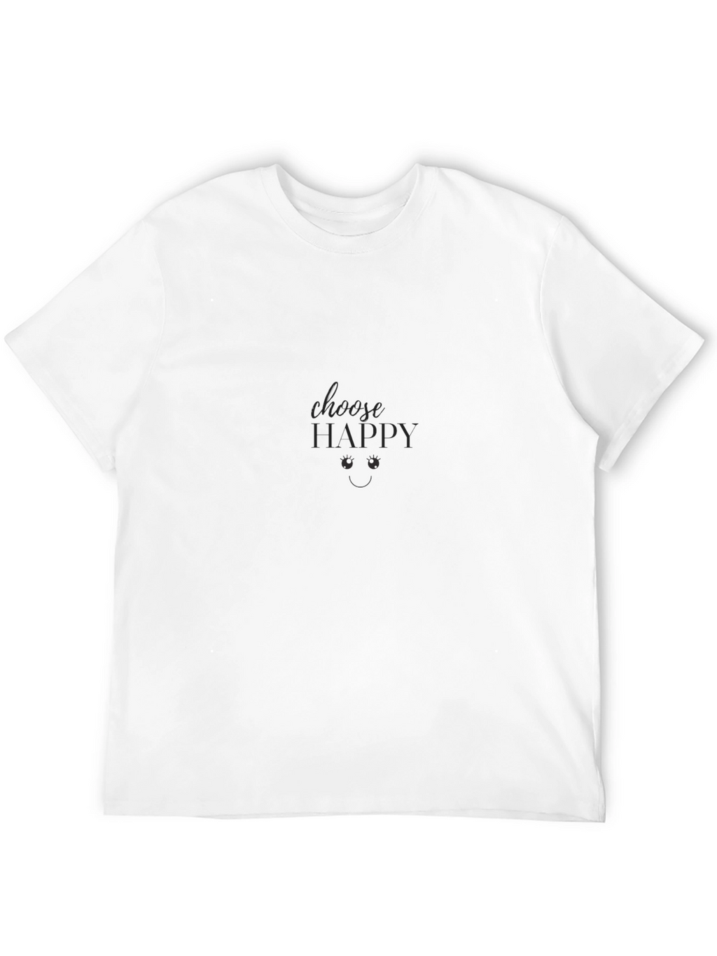 Choose Happy Graphic Tee - Black