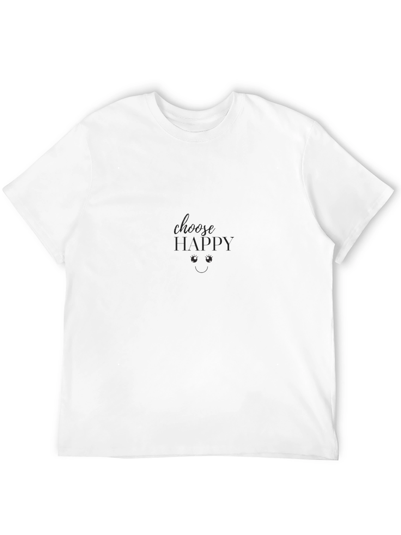 Choose Happy Graphic Tee - Black