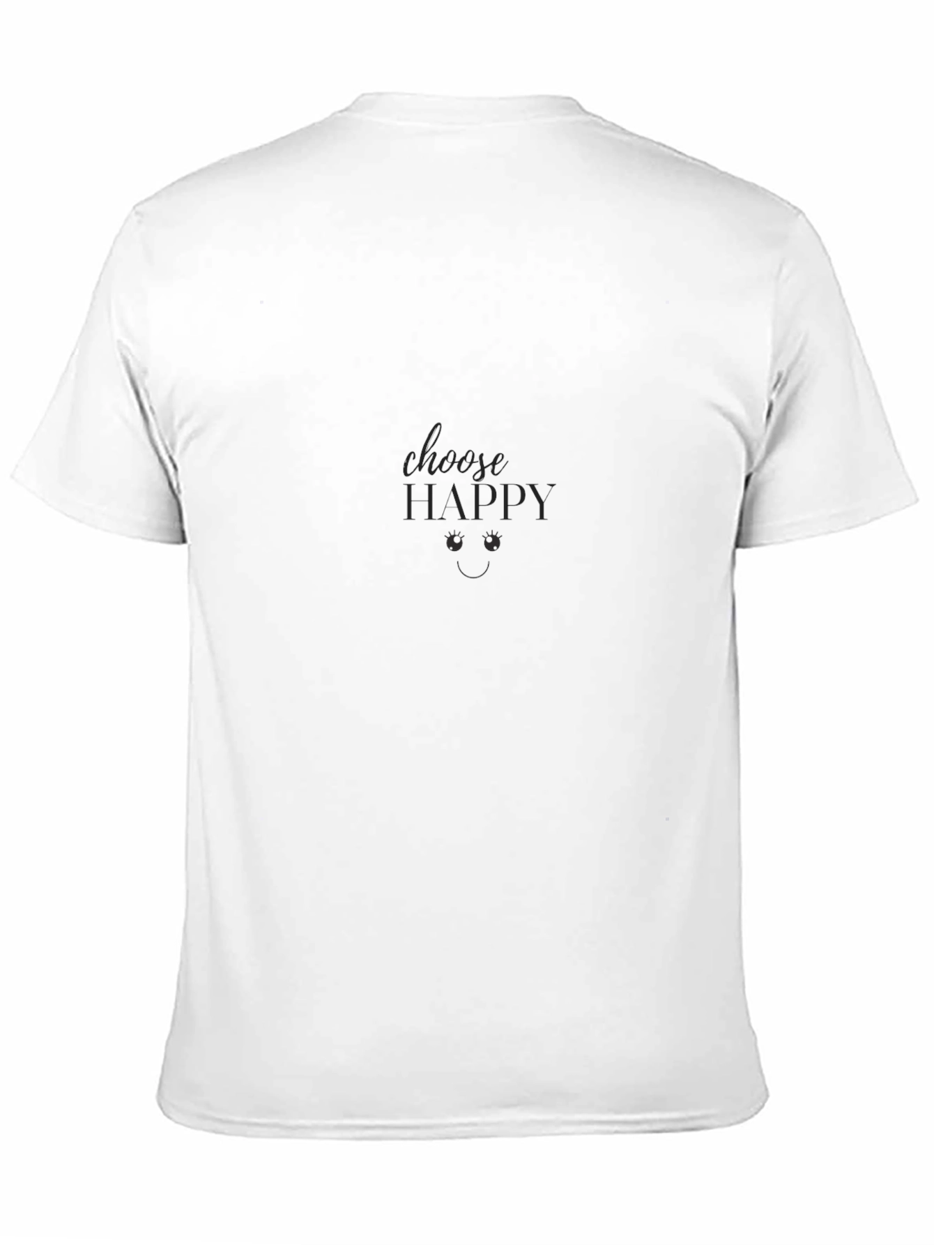 Choose Happy Graphic Tee - Black