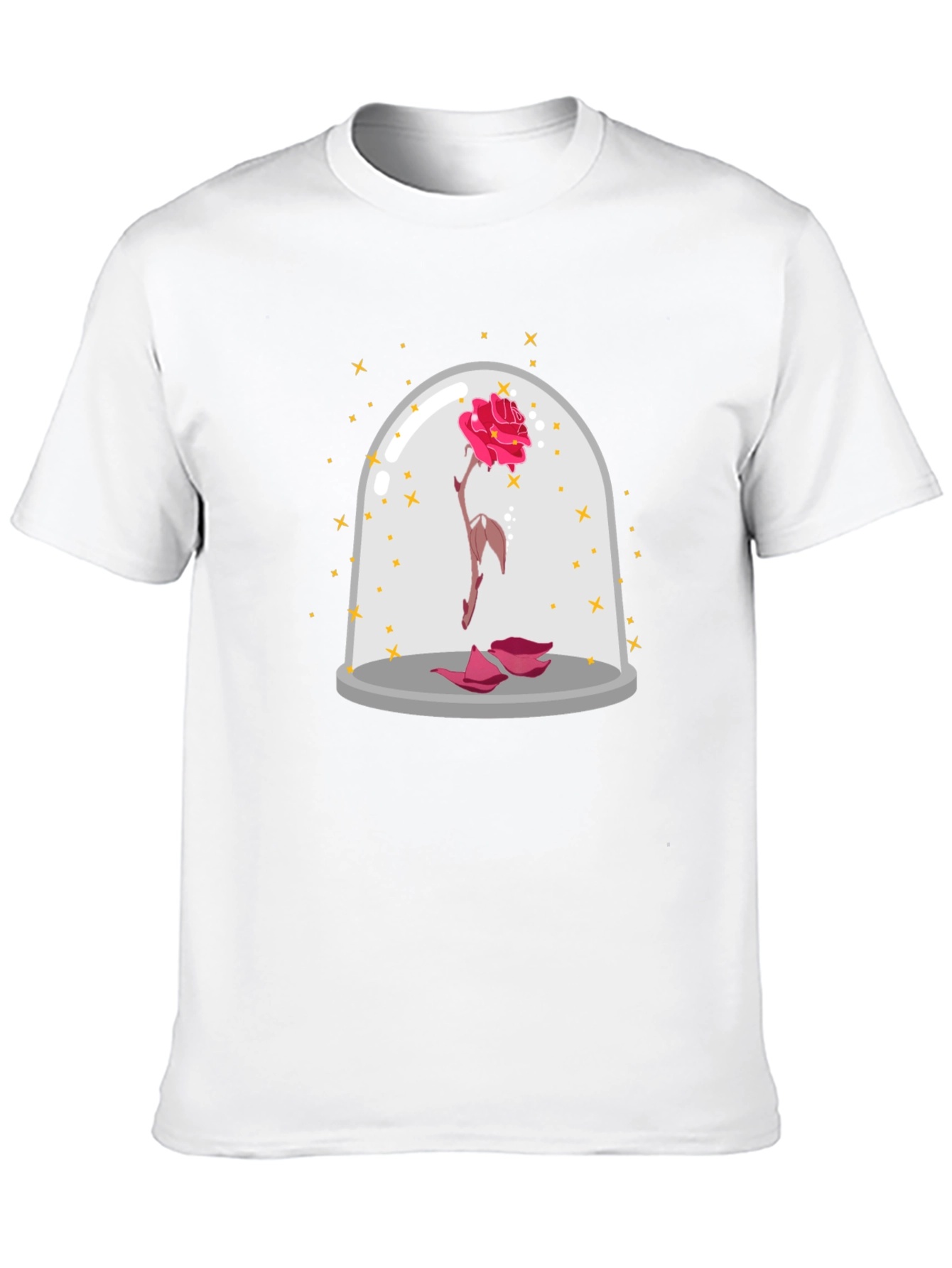 Enchanted Rose Graphic Tee - Beauty and the Beast Inspired