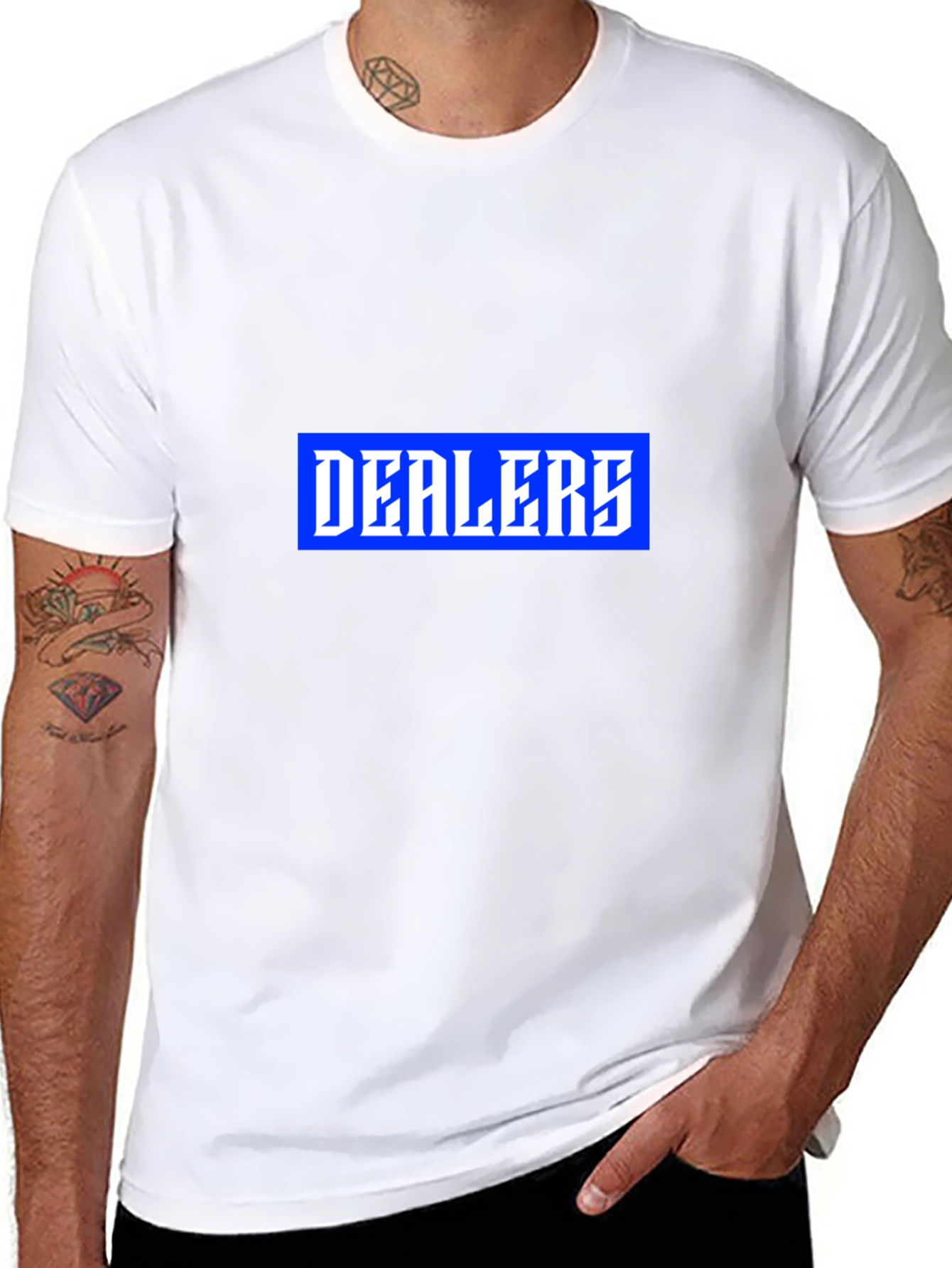 Dealers Graphic Print Mens T-Shirt