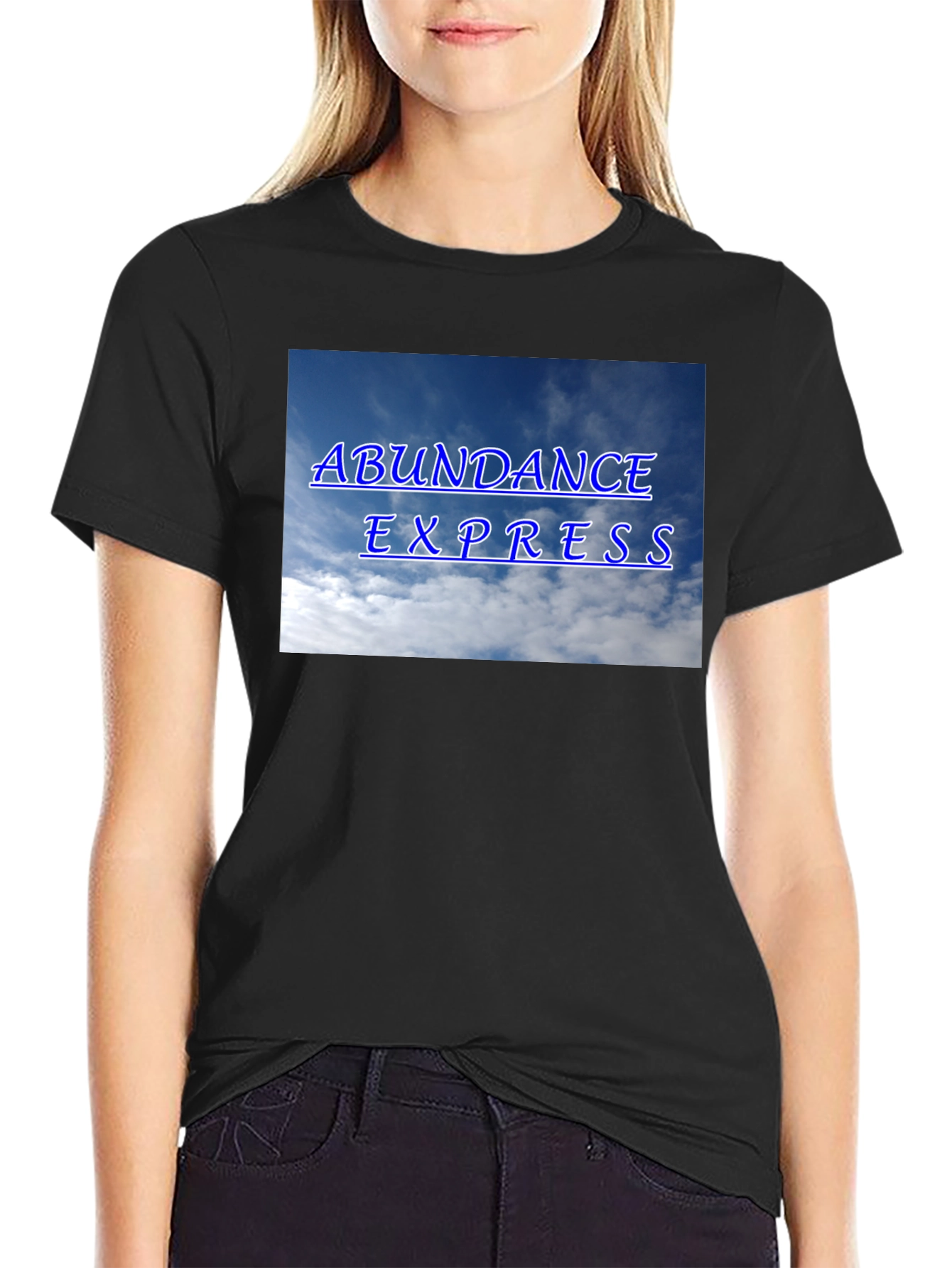 Abundance Express T-Shirt - Cloud Design