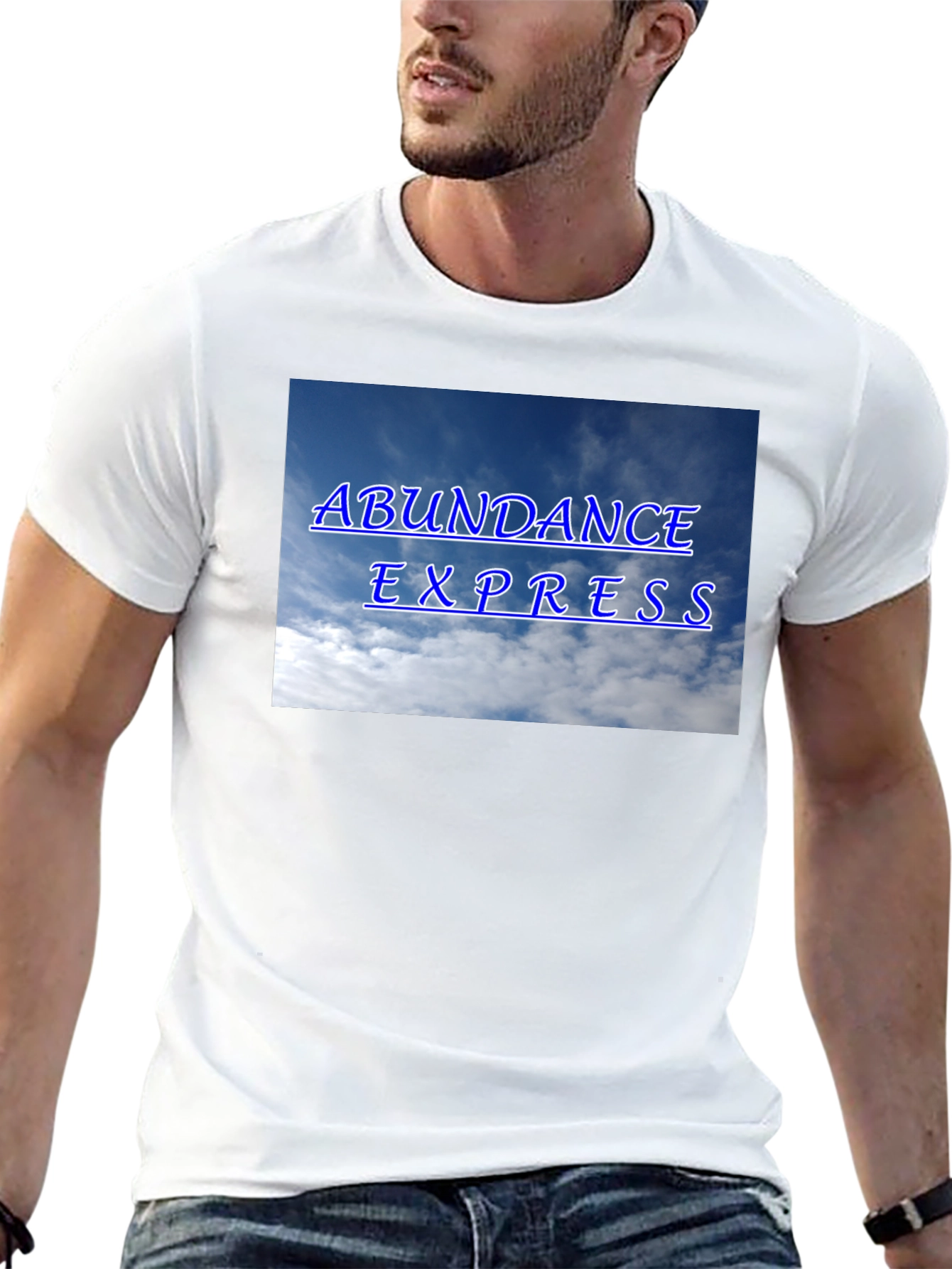 Abundance Express T-Shirt - Cloud Design