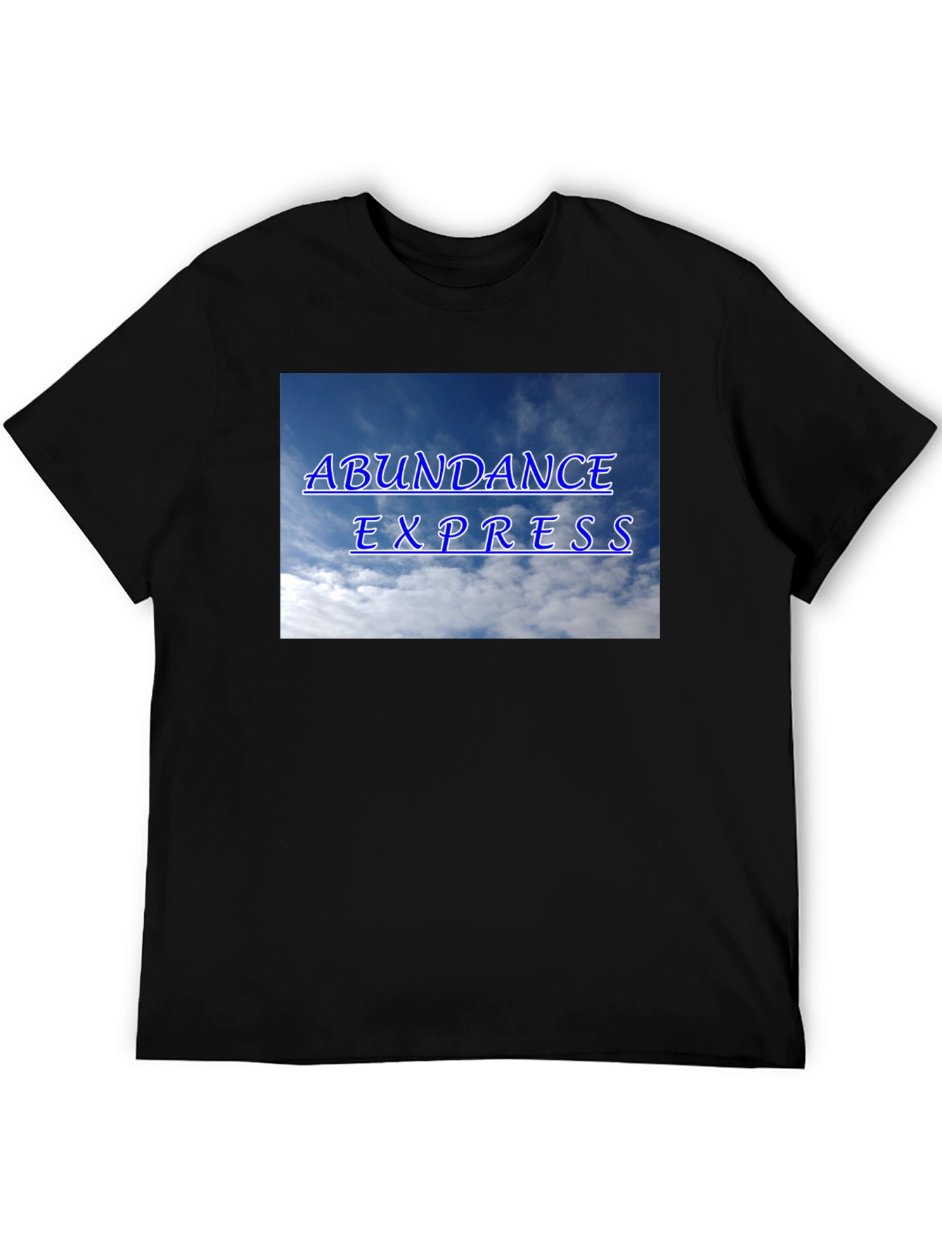Abundance Express T-Shirt - Cloud Design