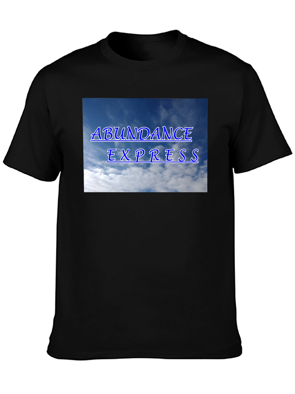 Abundance Express T-Shirt - Cloud Design
