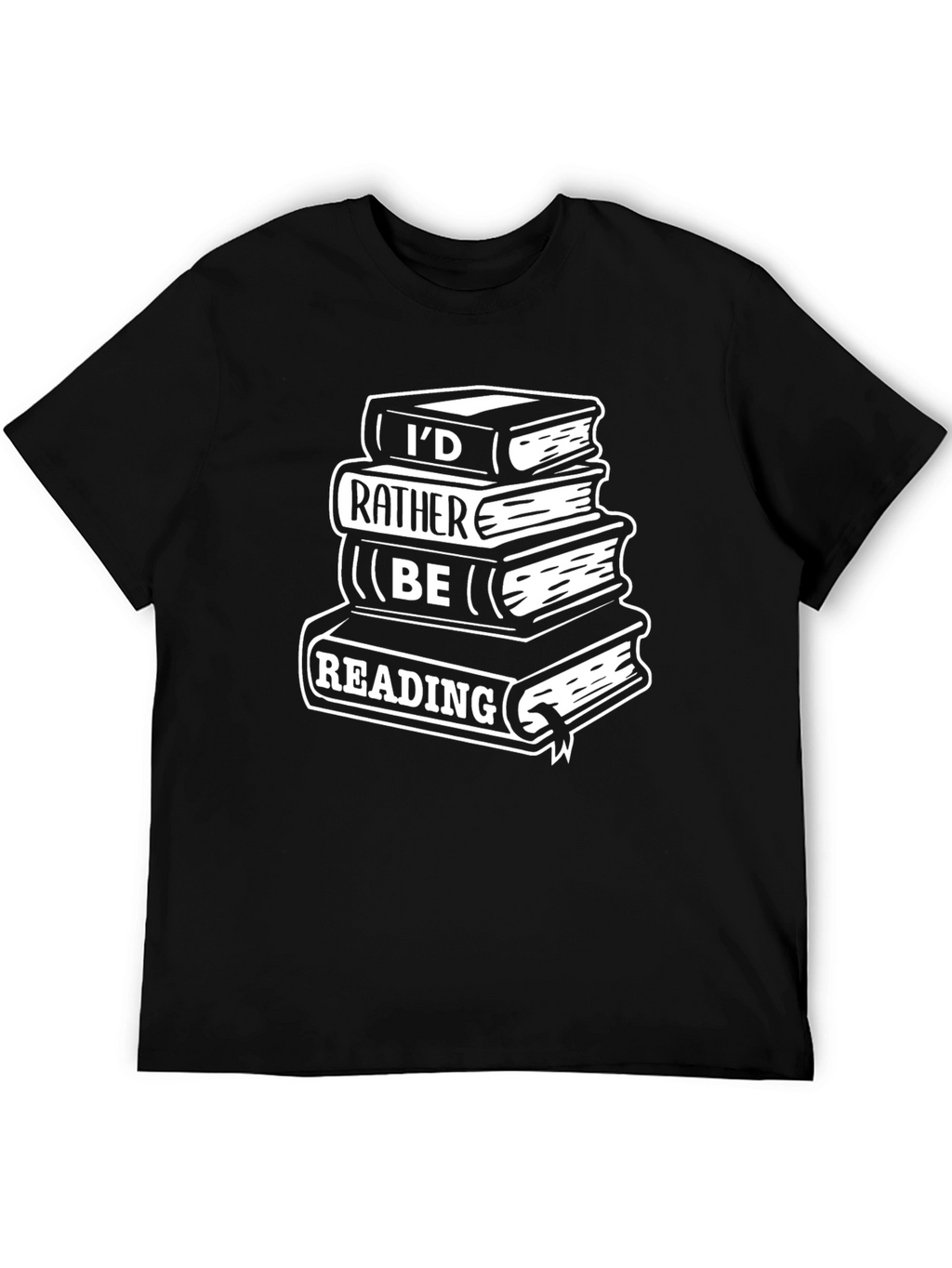 Book Lover T-Shirt: Id Rather Be Reading