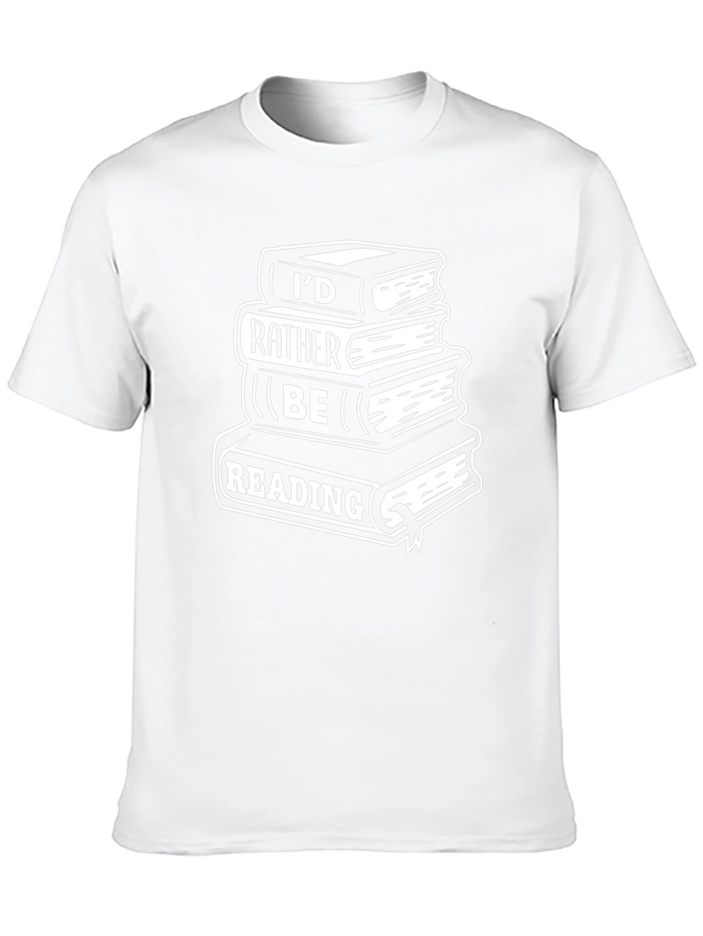 Book Lover T-Shirt: Id Rather Be Reading