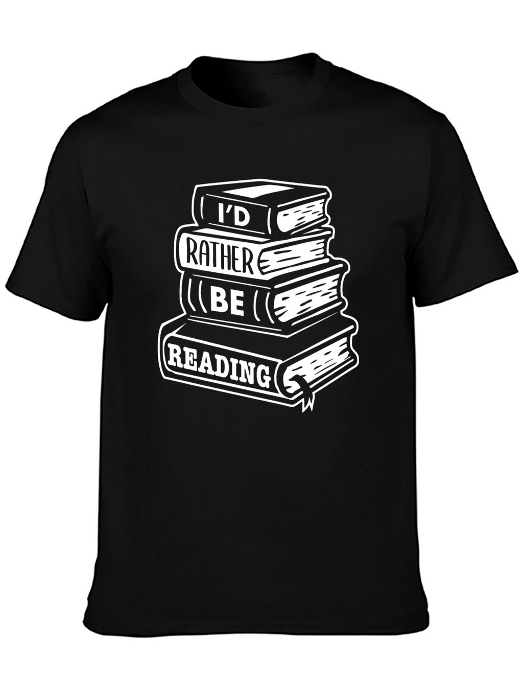Book Lover T-Shirt: Id Rather Be Reading