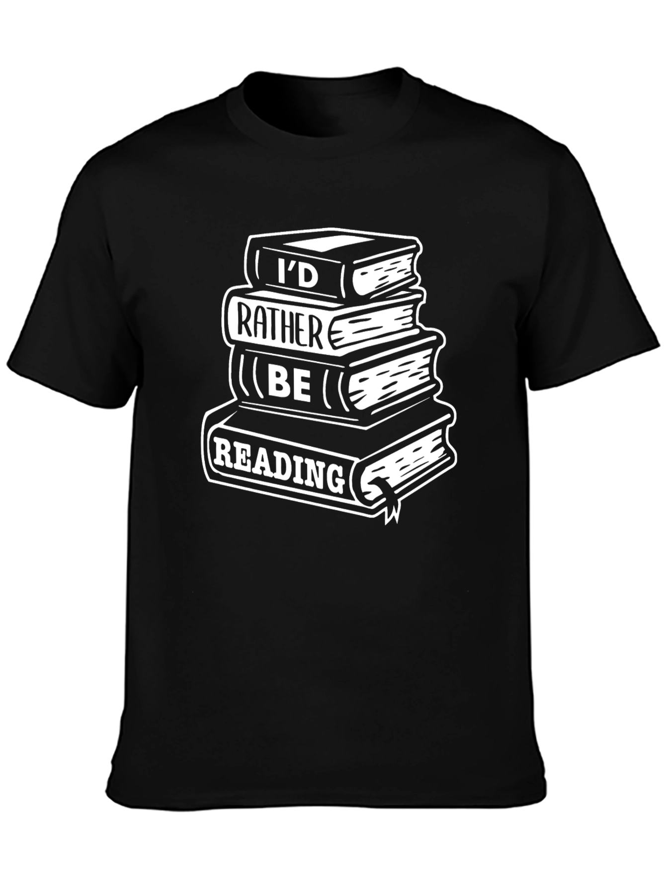 Book Lover T-Shirt: Id Rather Be Reading