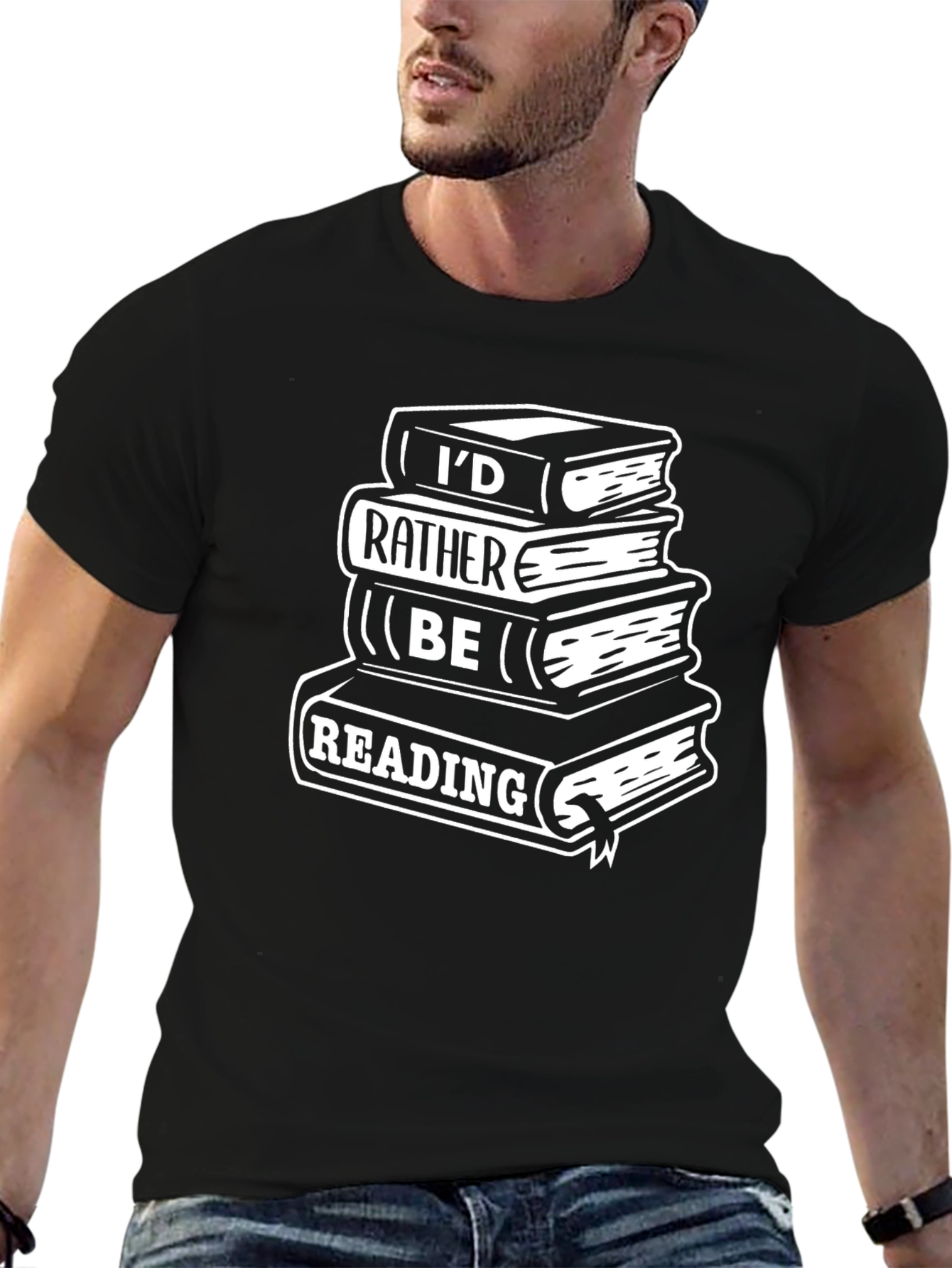 Book Lover T-Shirt: Id Rather Be Reading