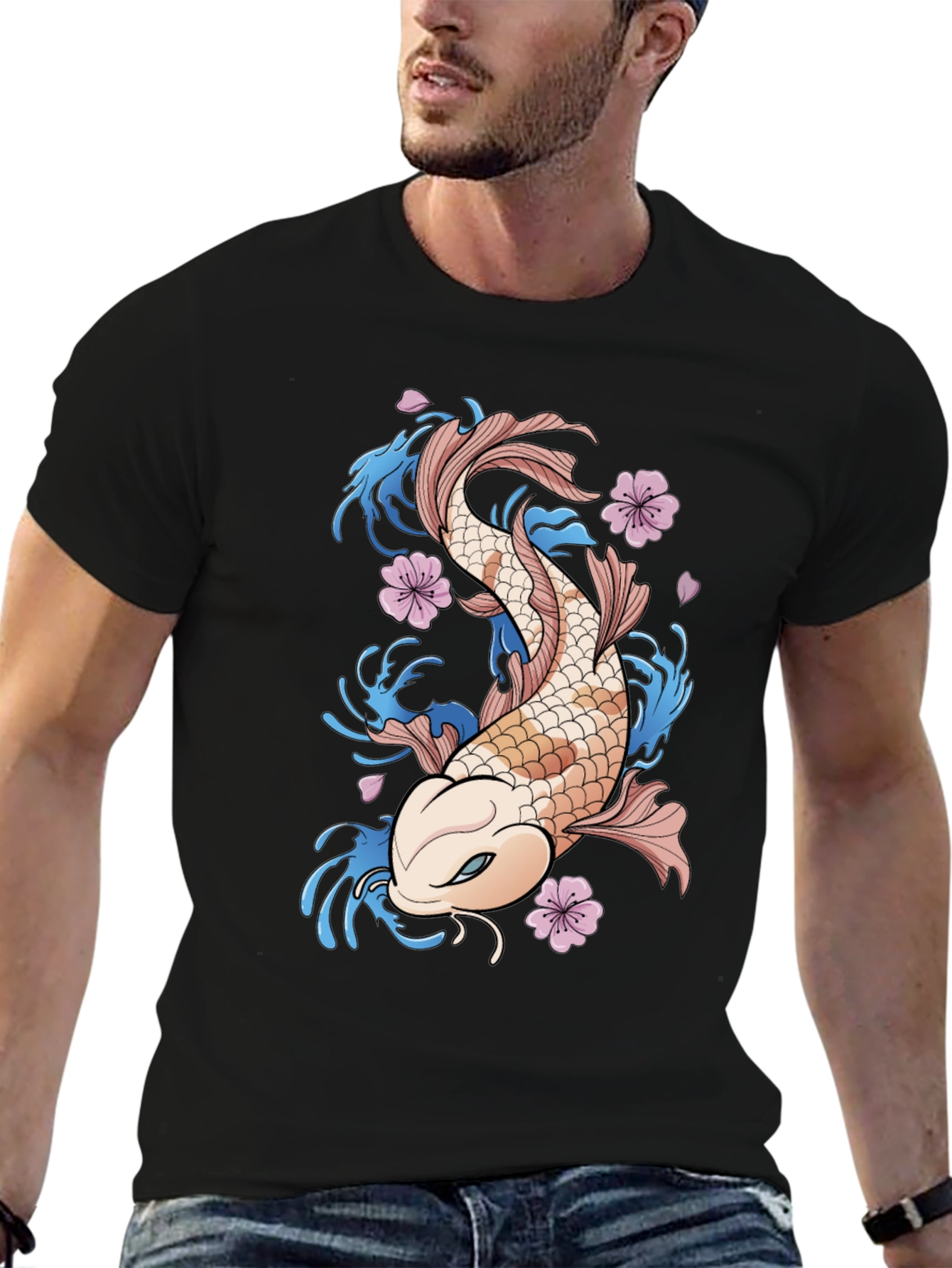 Koi Fish Graphic Tee