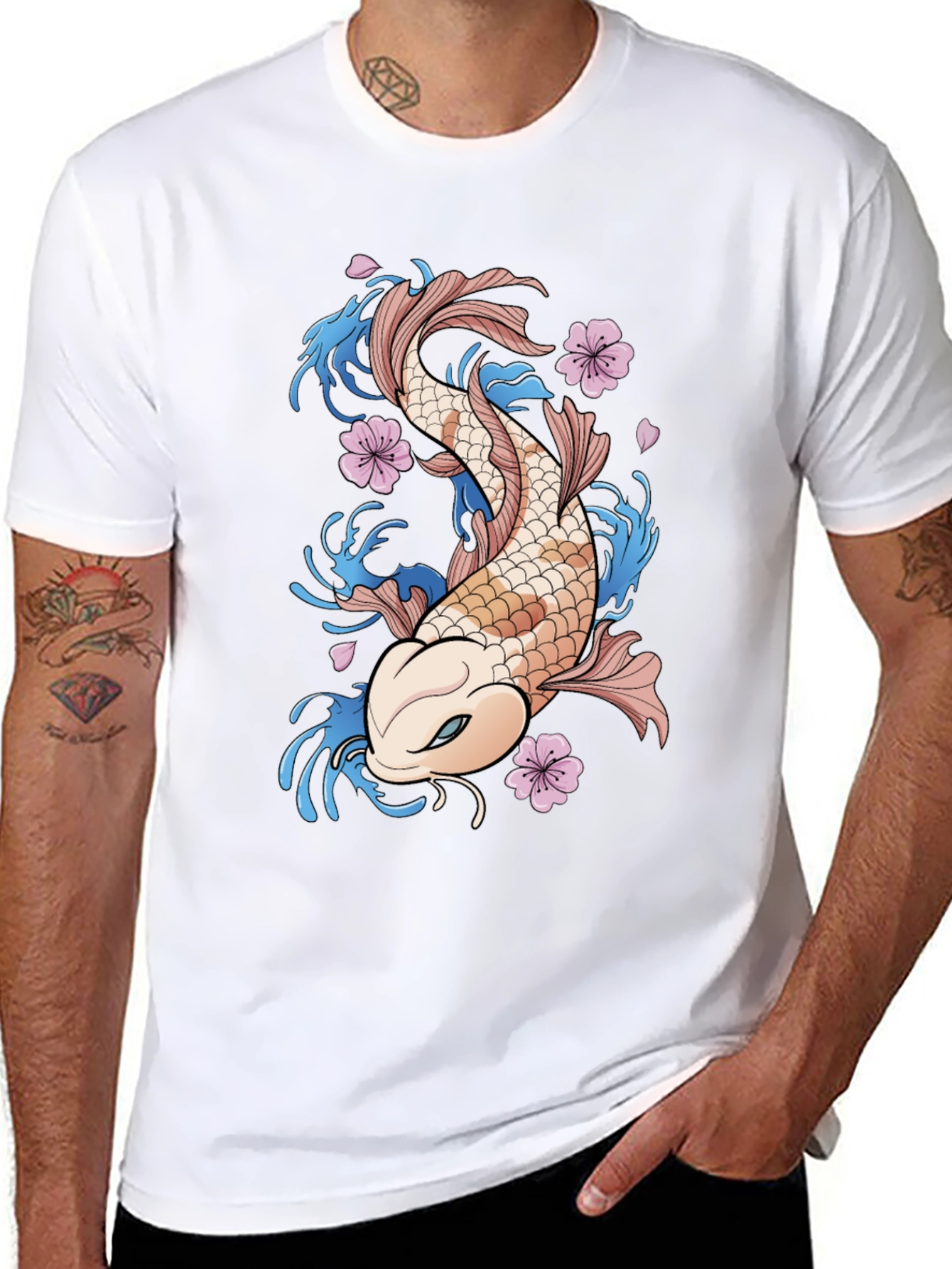 Koi Fish Graphic Tee