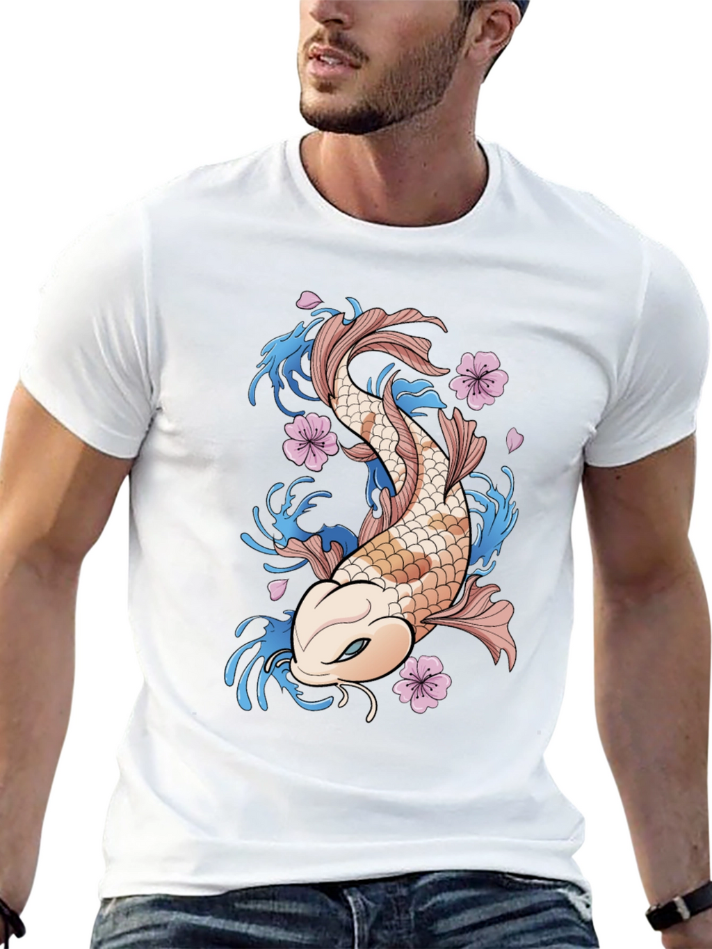 Koi Fish Graphic Tee