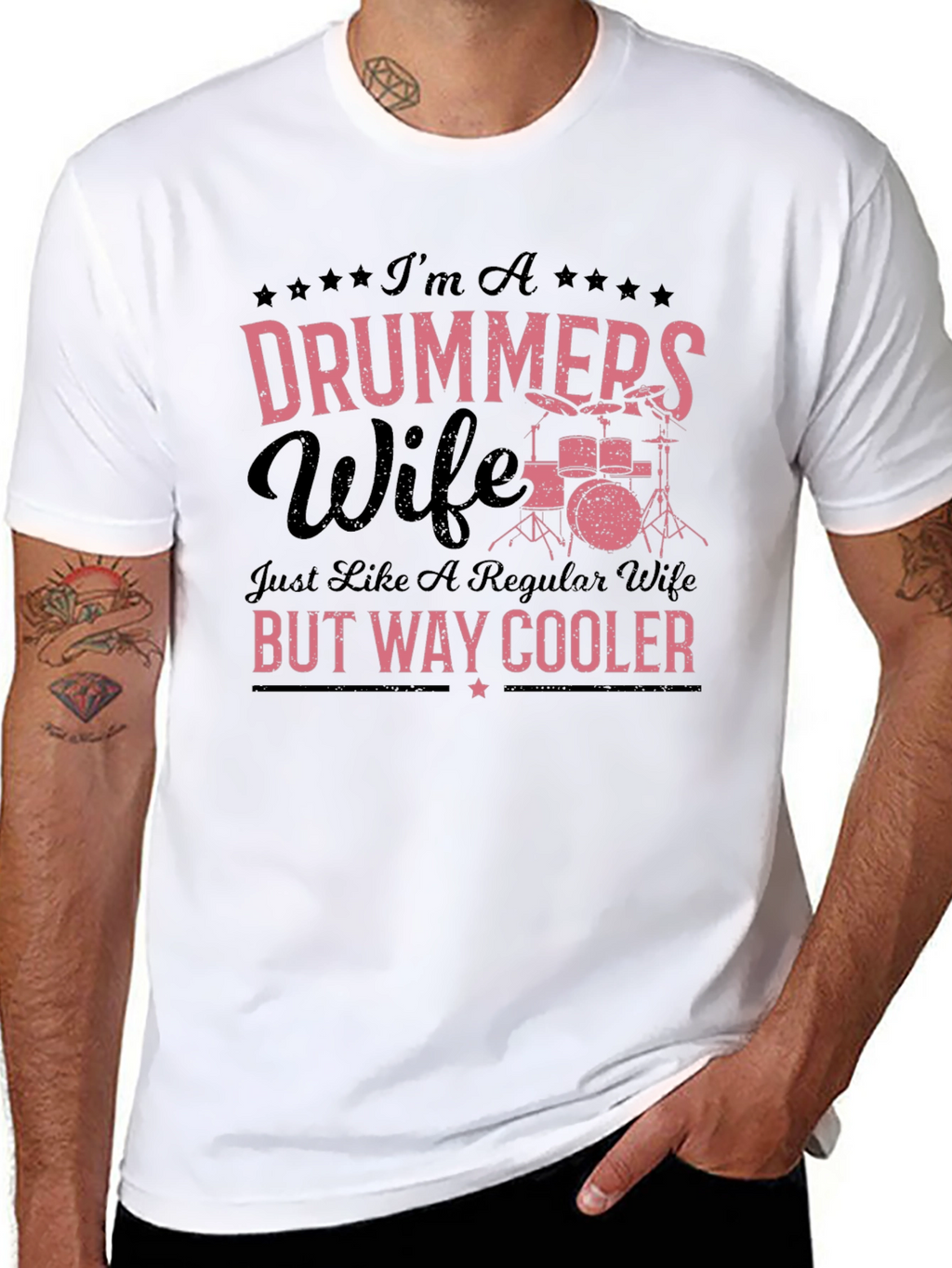 Drummers Wife Graphic Tee