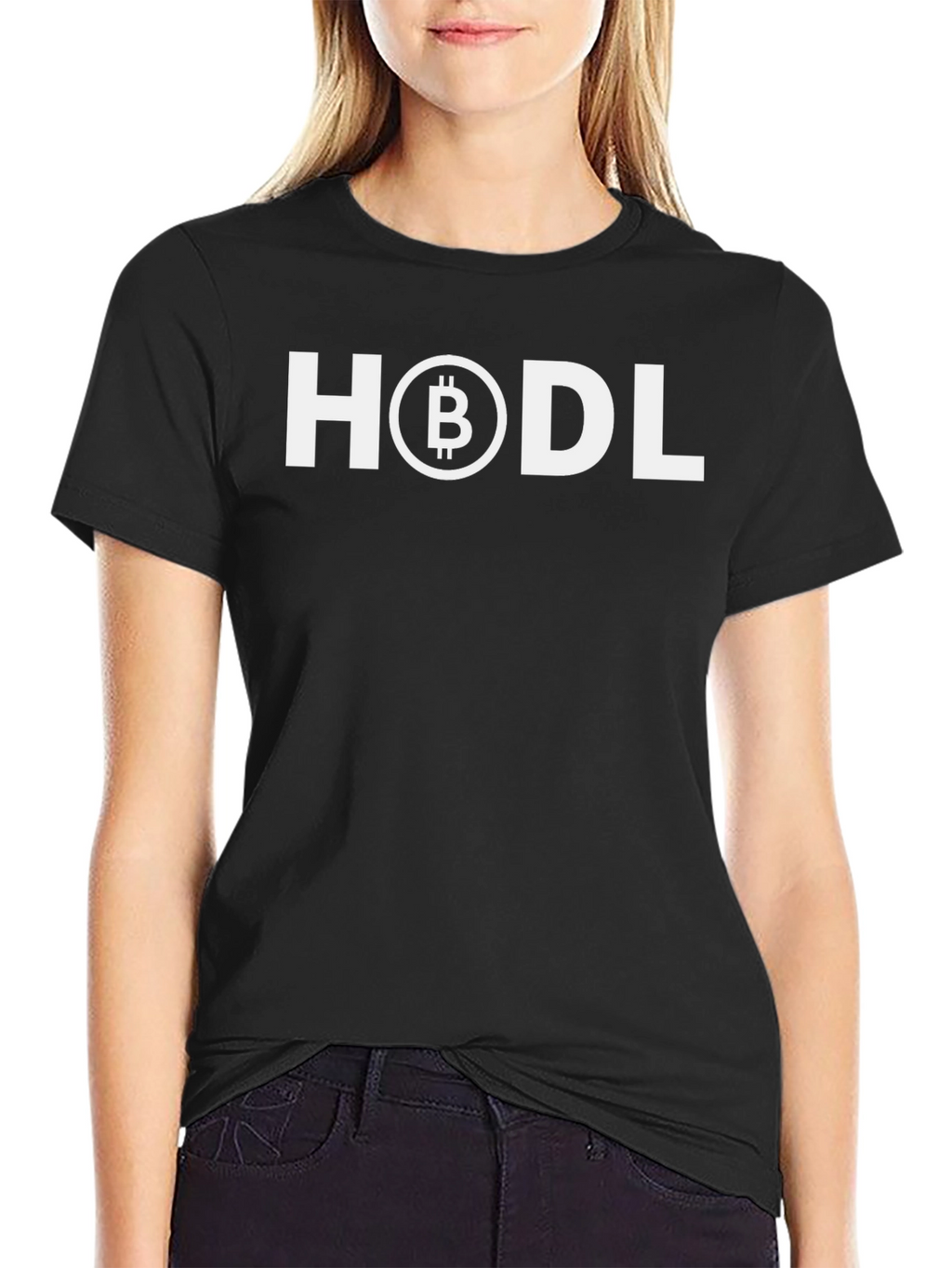 HODL Bitcoin Crypto T-Shirt - Black