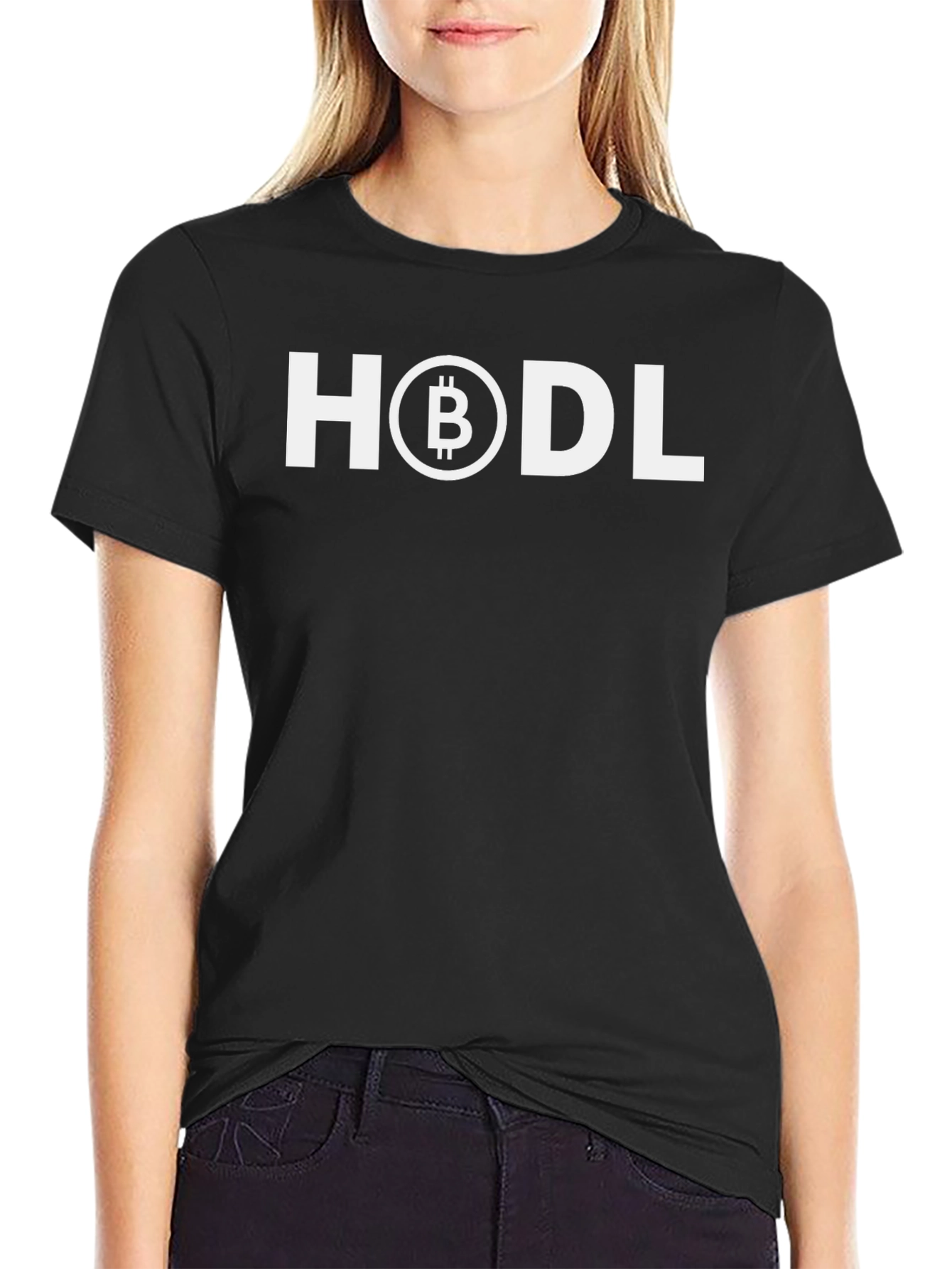 HODL Bitcoin Crypto T-Shirt - Black