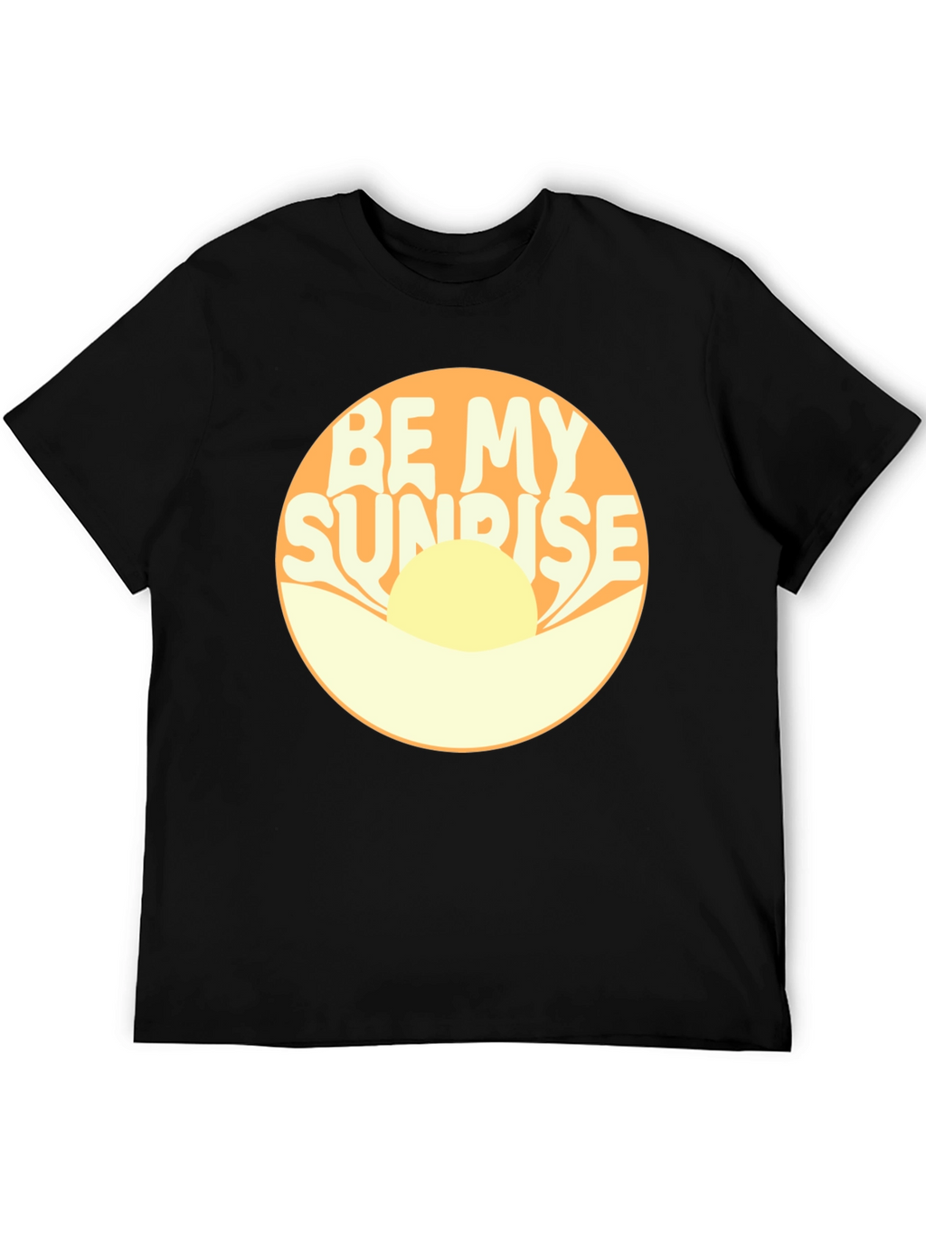 Be My Sunrise Graphic Tee - Retro Design