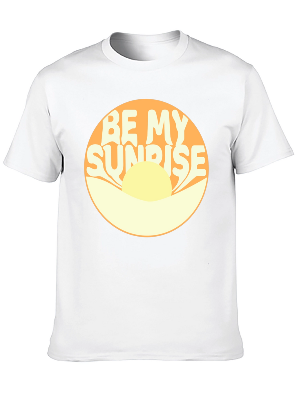 Be My Sunrise Graphic Tee - Retro Design