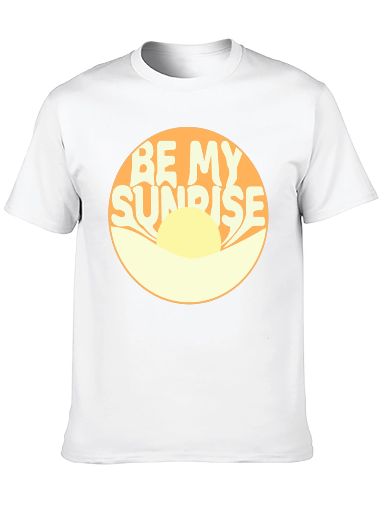 Be My Sunrise Graphic Tee - Retro Design