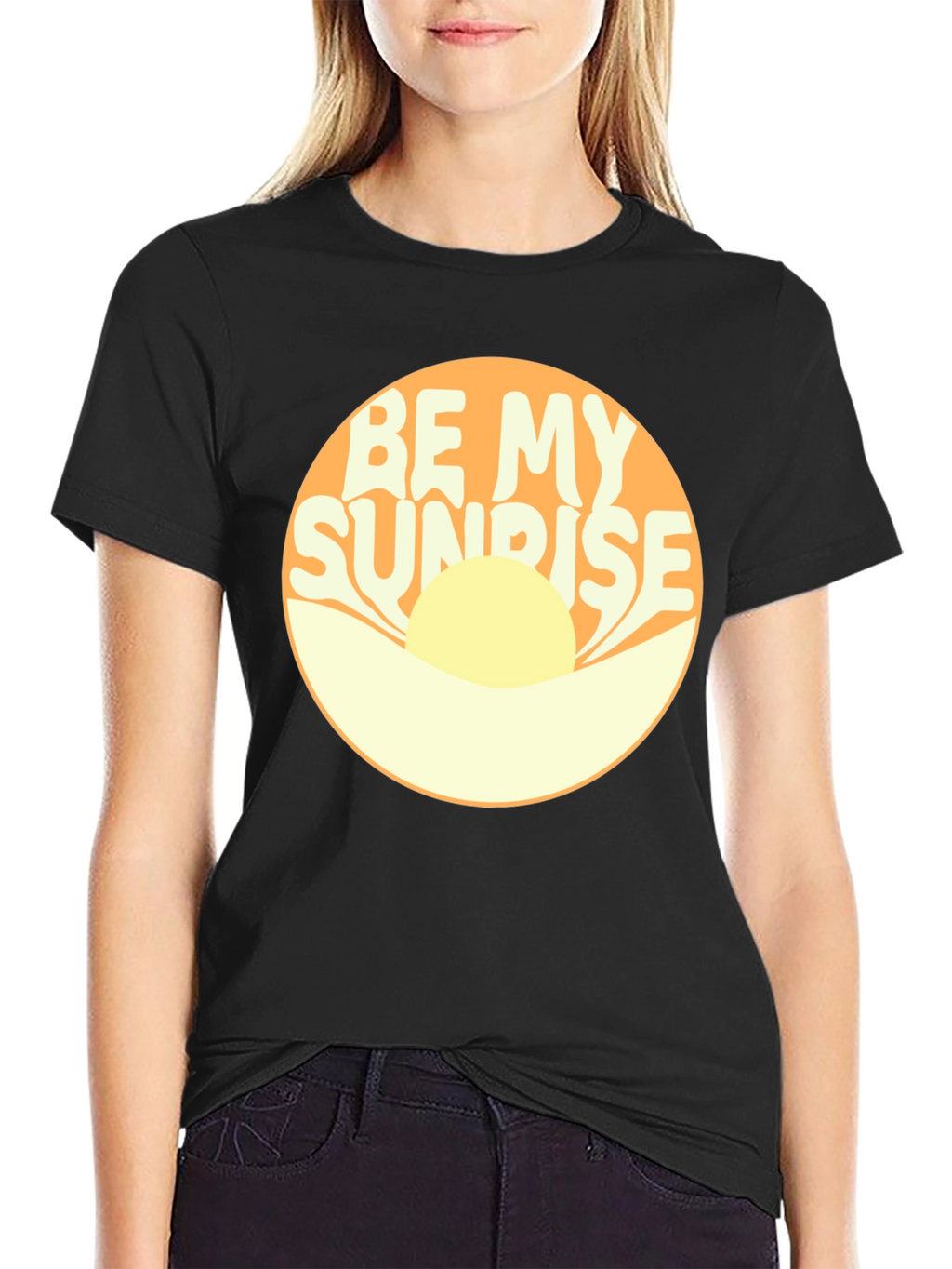 Be My Sunrise Graphic Tee - Retro Design