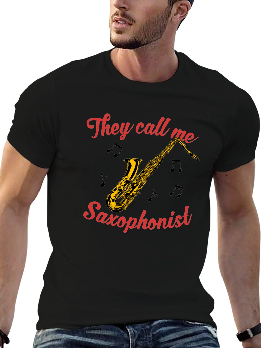 Saxophonist T-Shirt - They Call Me Graphic Tee