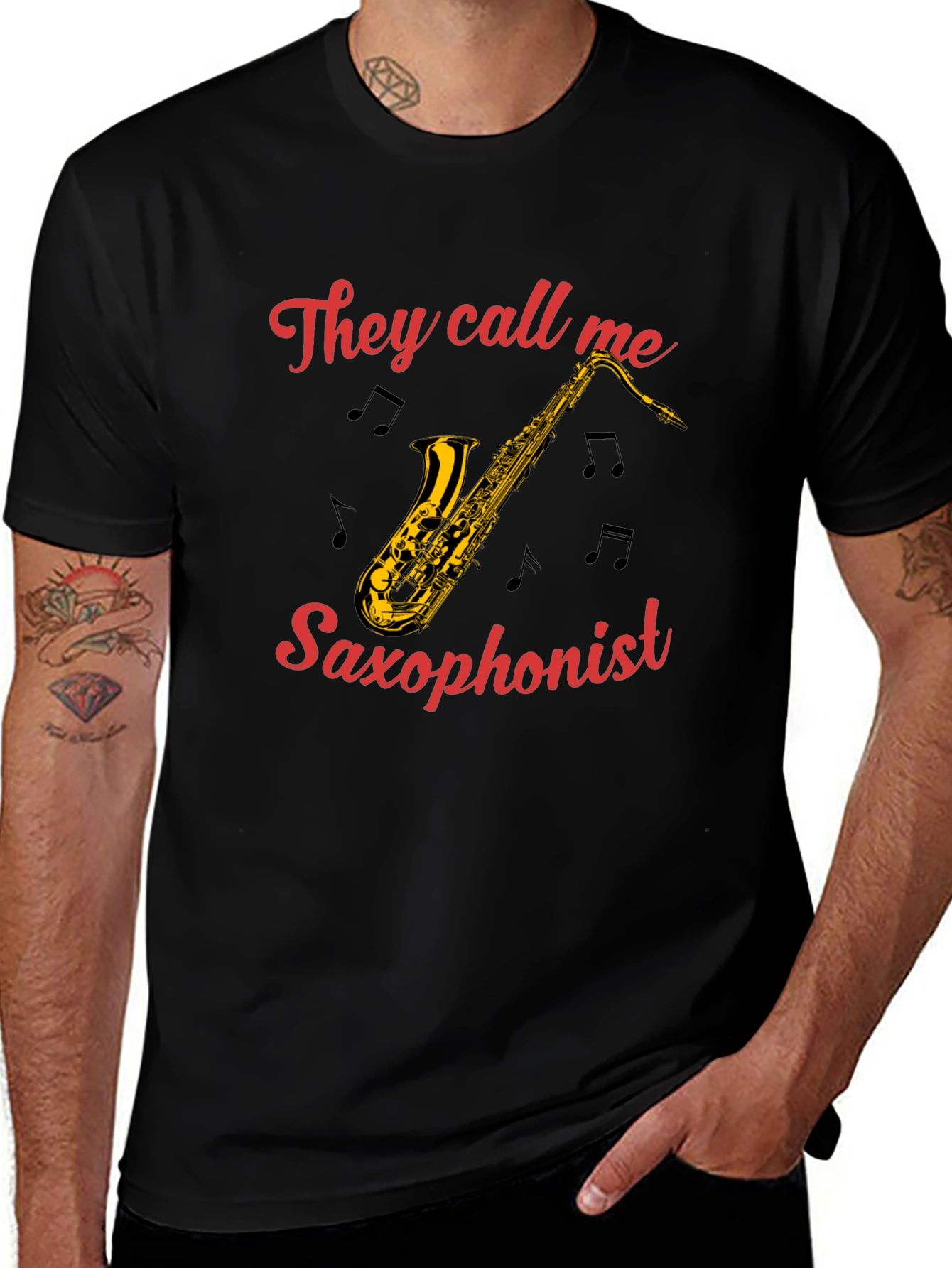 Saxophonist T-Shirt - They Call Me Graphic Tee