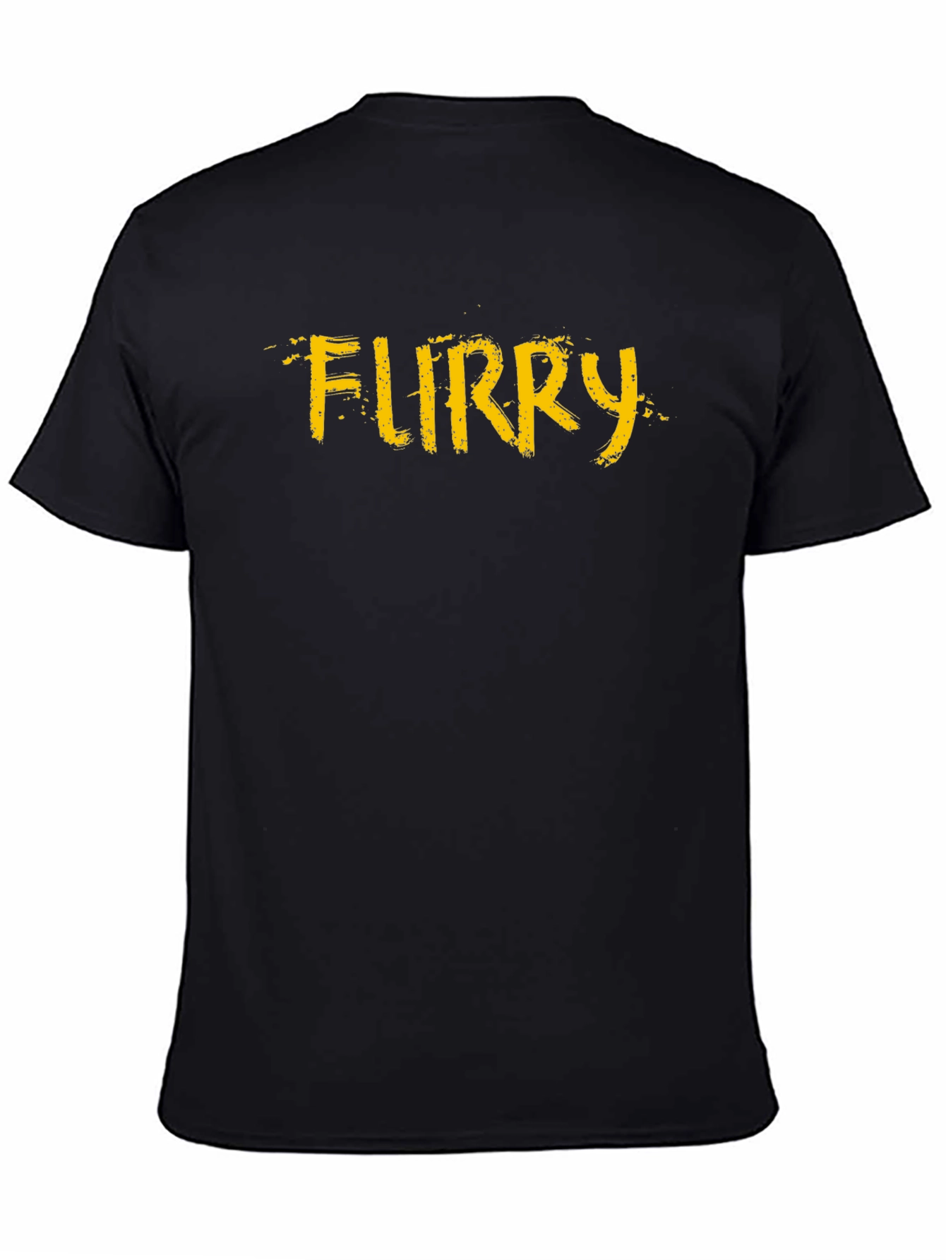 Furry T-Shirt - Graphic Tee Black