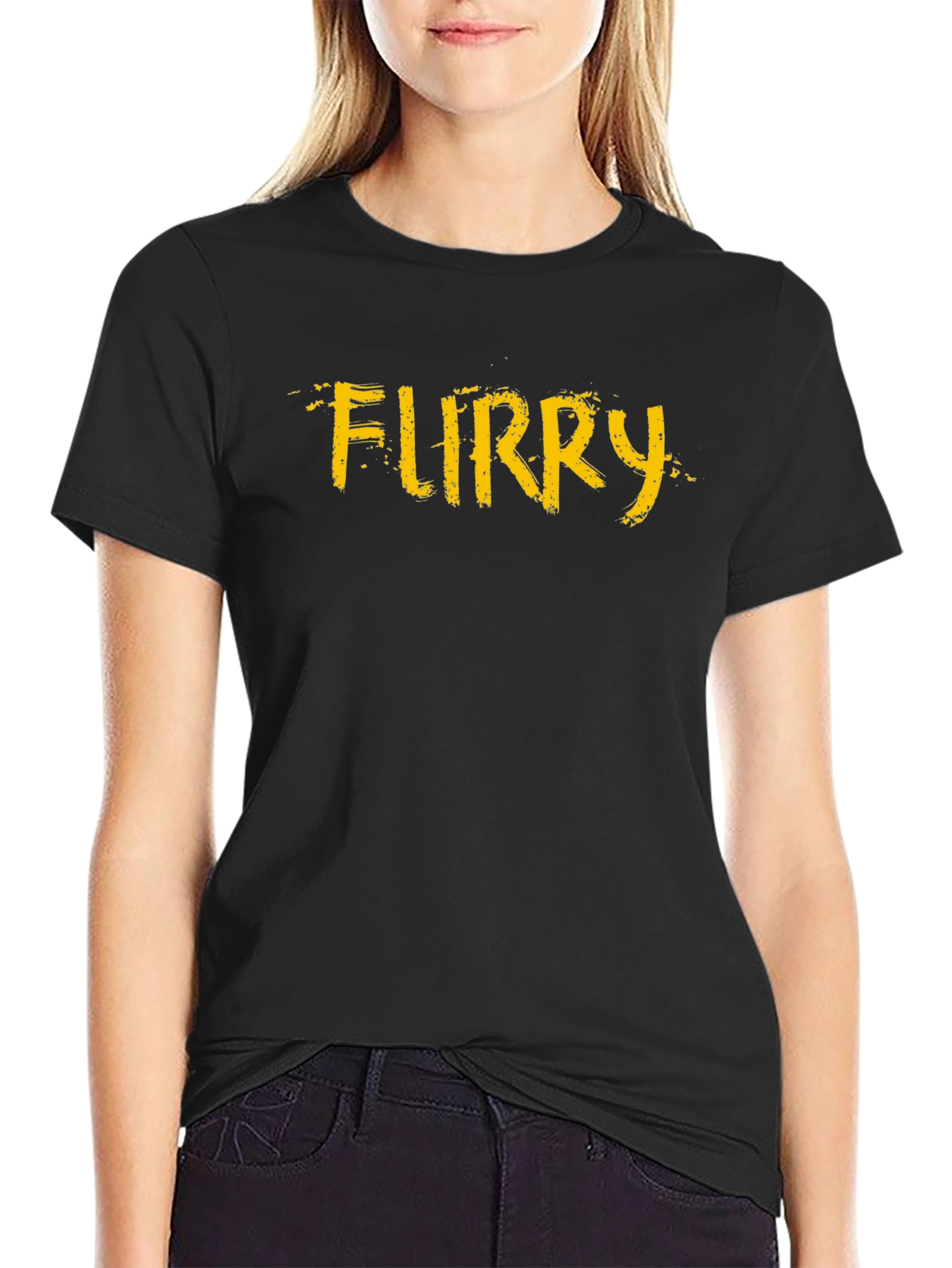 Furry T-Shirt - Graphic Tee Black