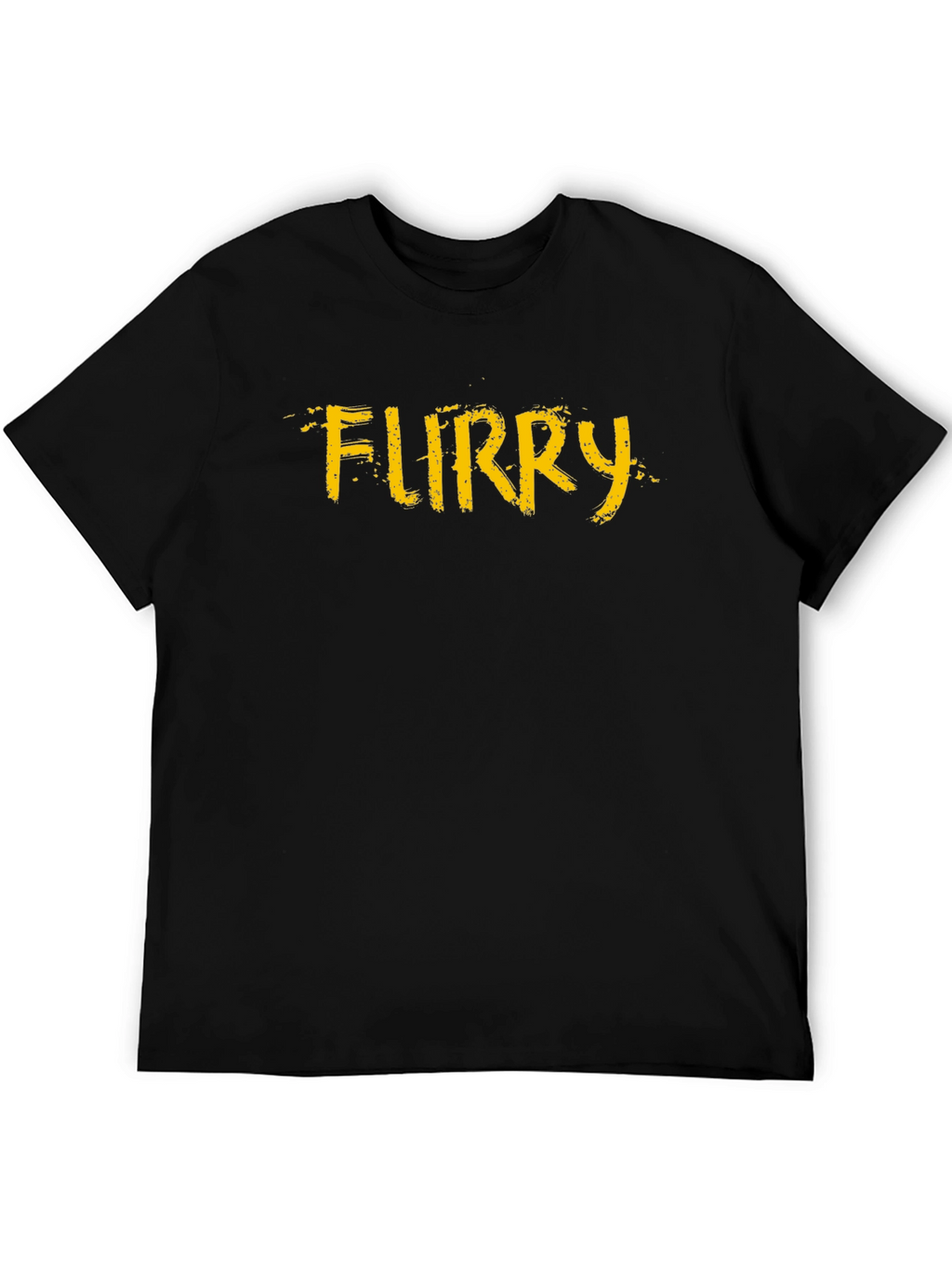 Furry T-Shirt - Graphic Tee Black