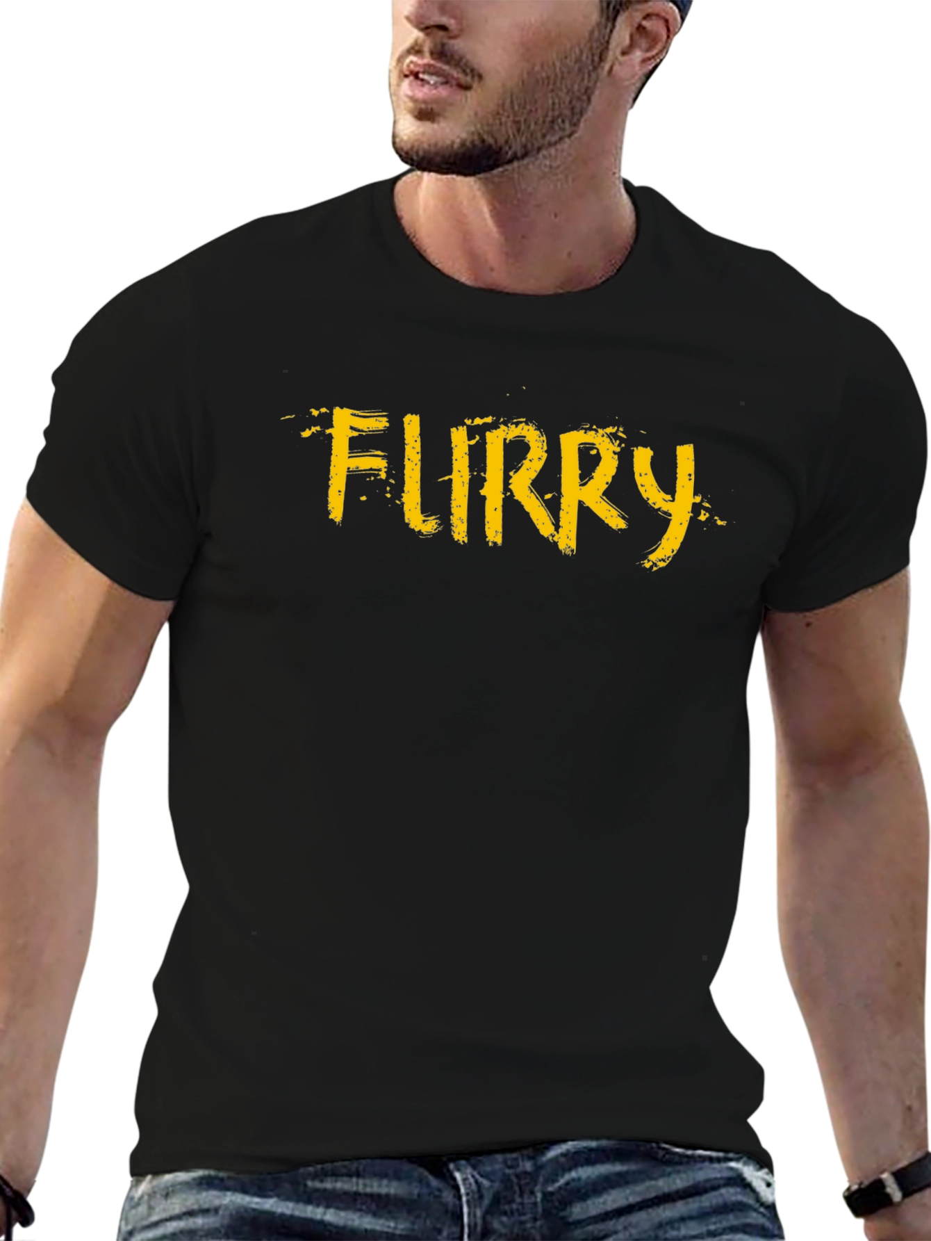 Furry T-Shirt - Graphic Tee Black