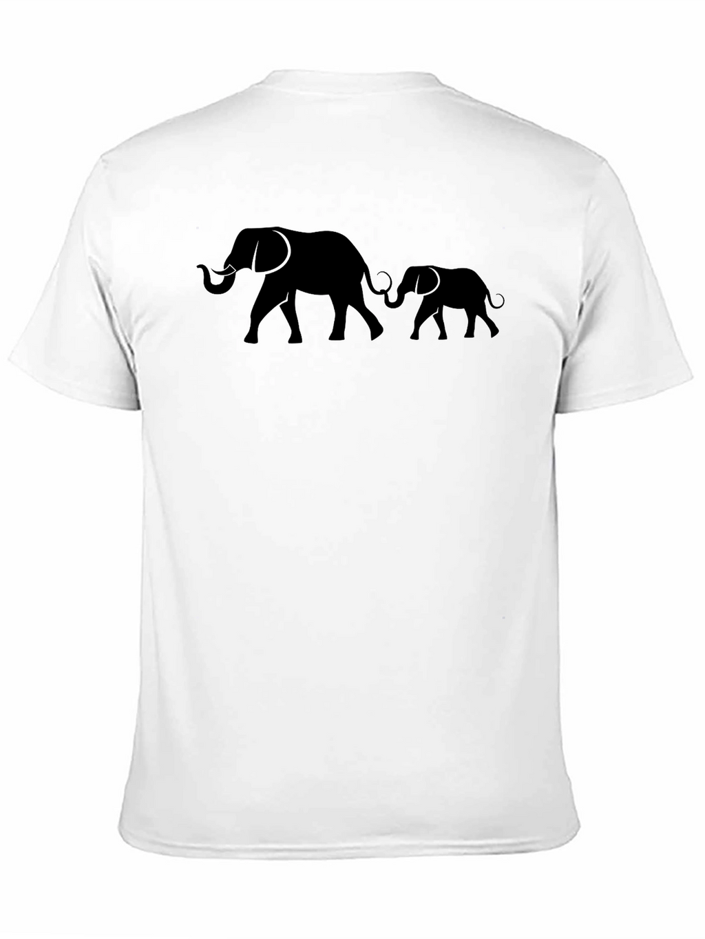 Elephant Family Black Graphic Tee