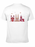 Architectural Graphic Print T-Shirt