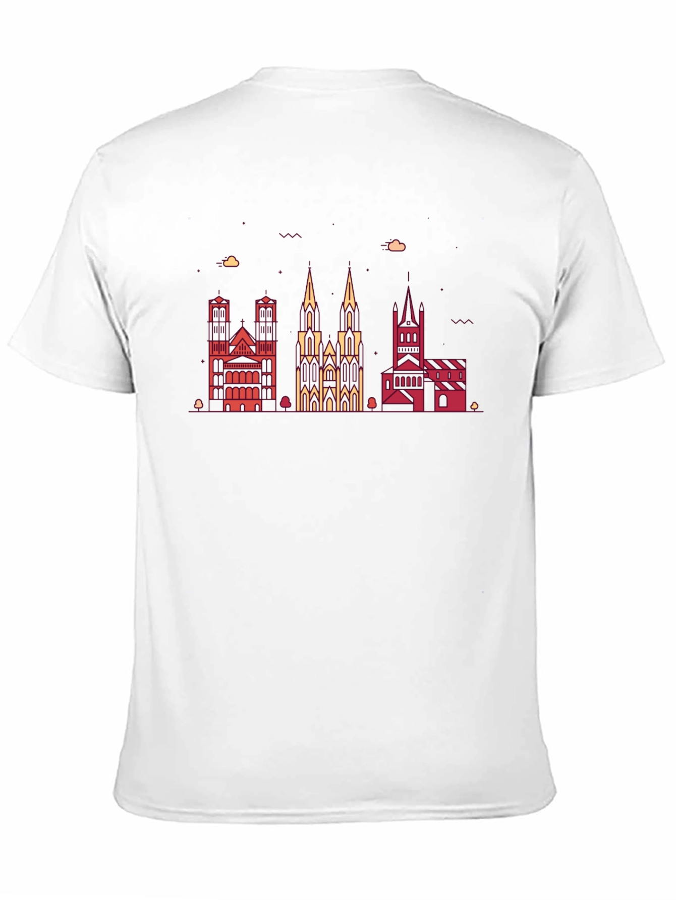 Architectural Graphic Print T-Shirt