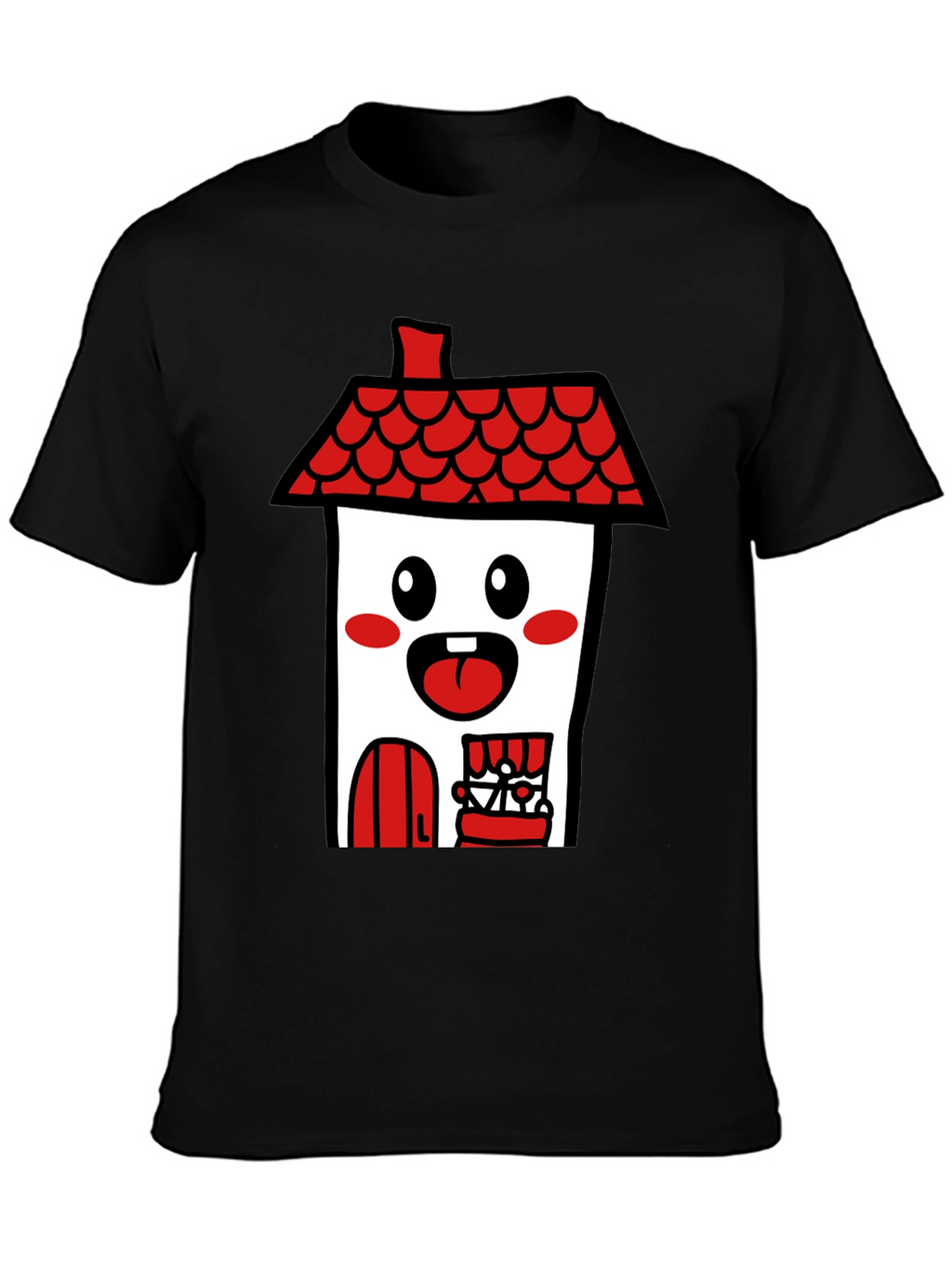 Kawaii House T-Shirt - Cute Cartoon Graphic Tee