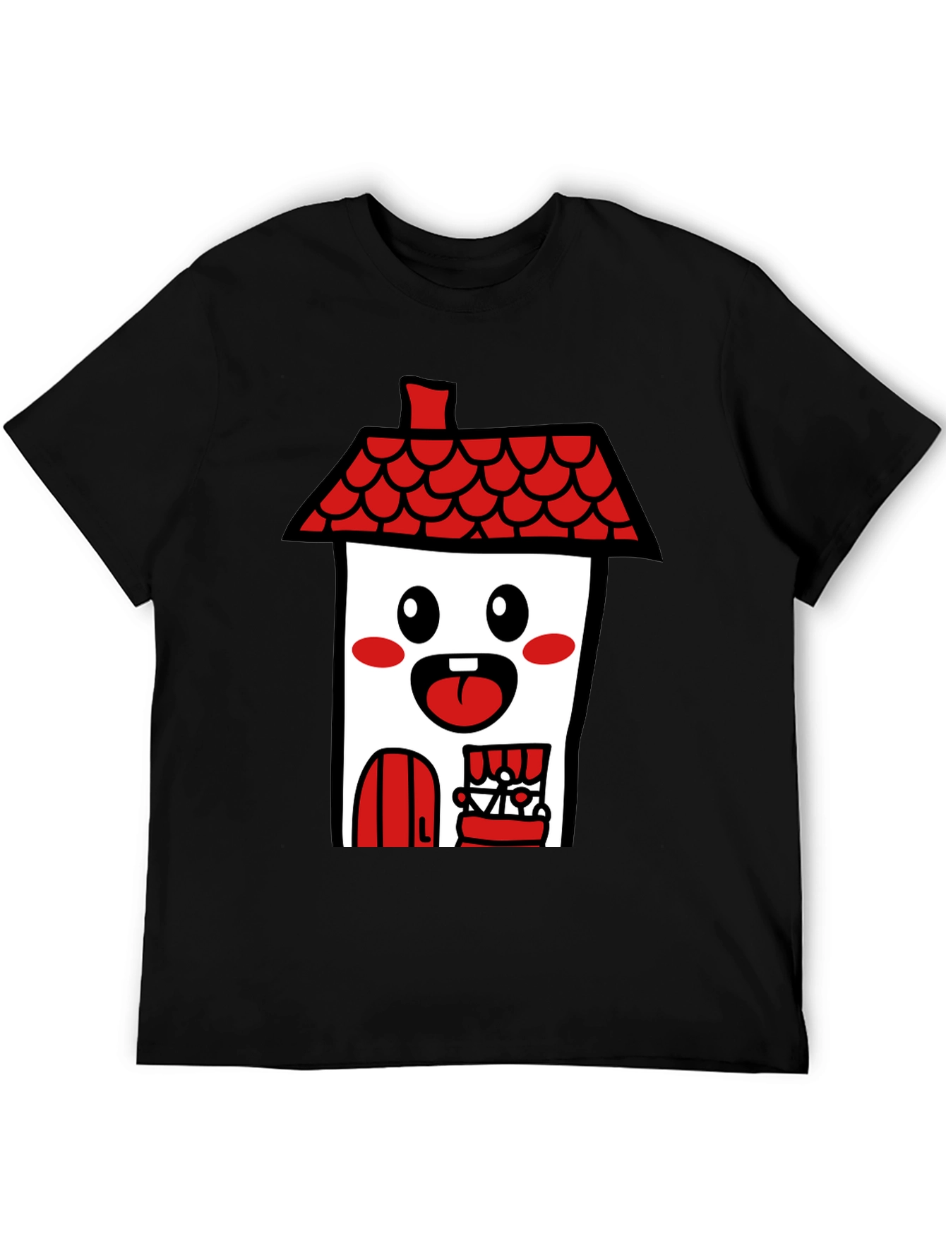 Kawaii House T-Shirt - Cute Cartoon Graphic Tee