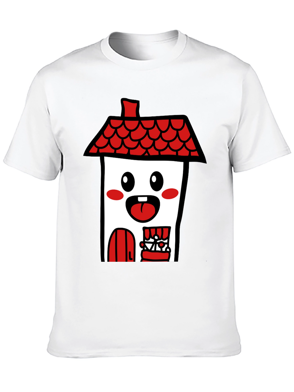 Kawaii House T-Shirt - Cute Cartoon Graphic Tee