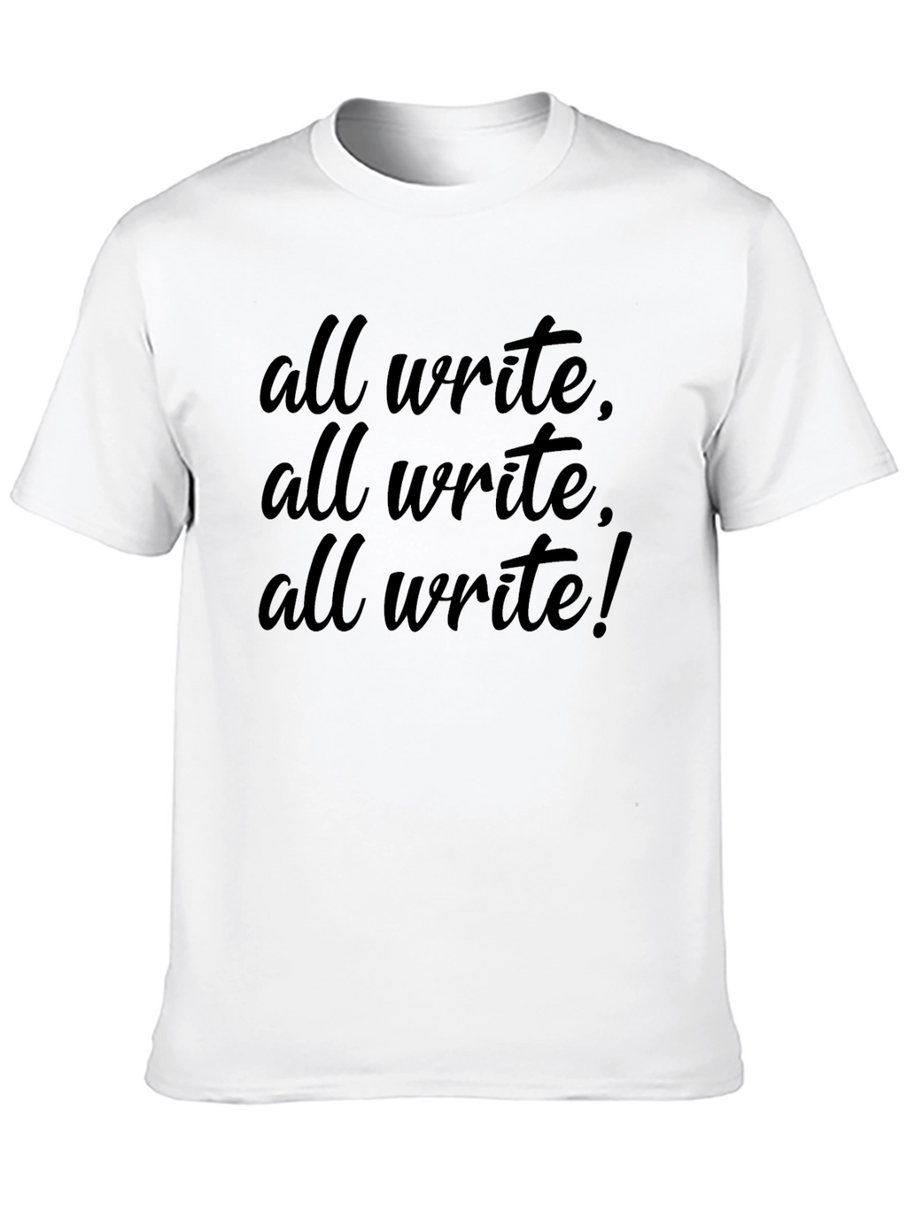 All Write! Black Graphic Tee
