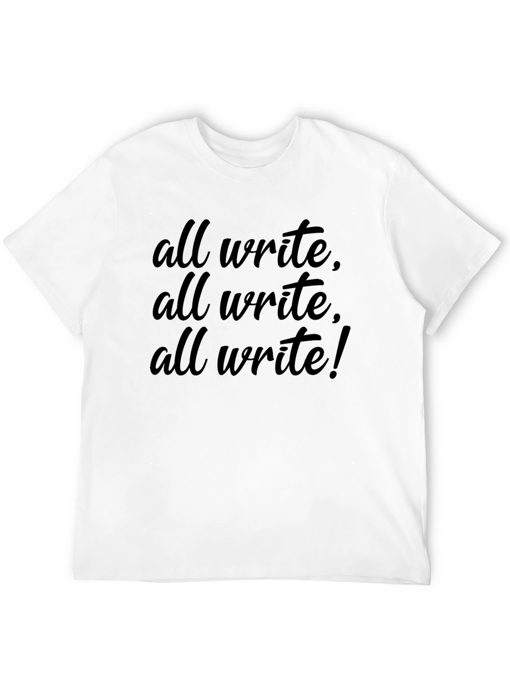 All Write! Black Graphic Tee