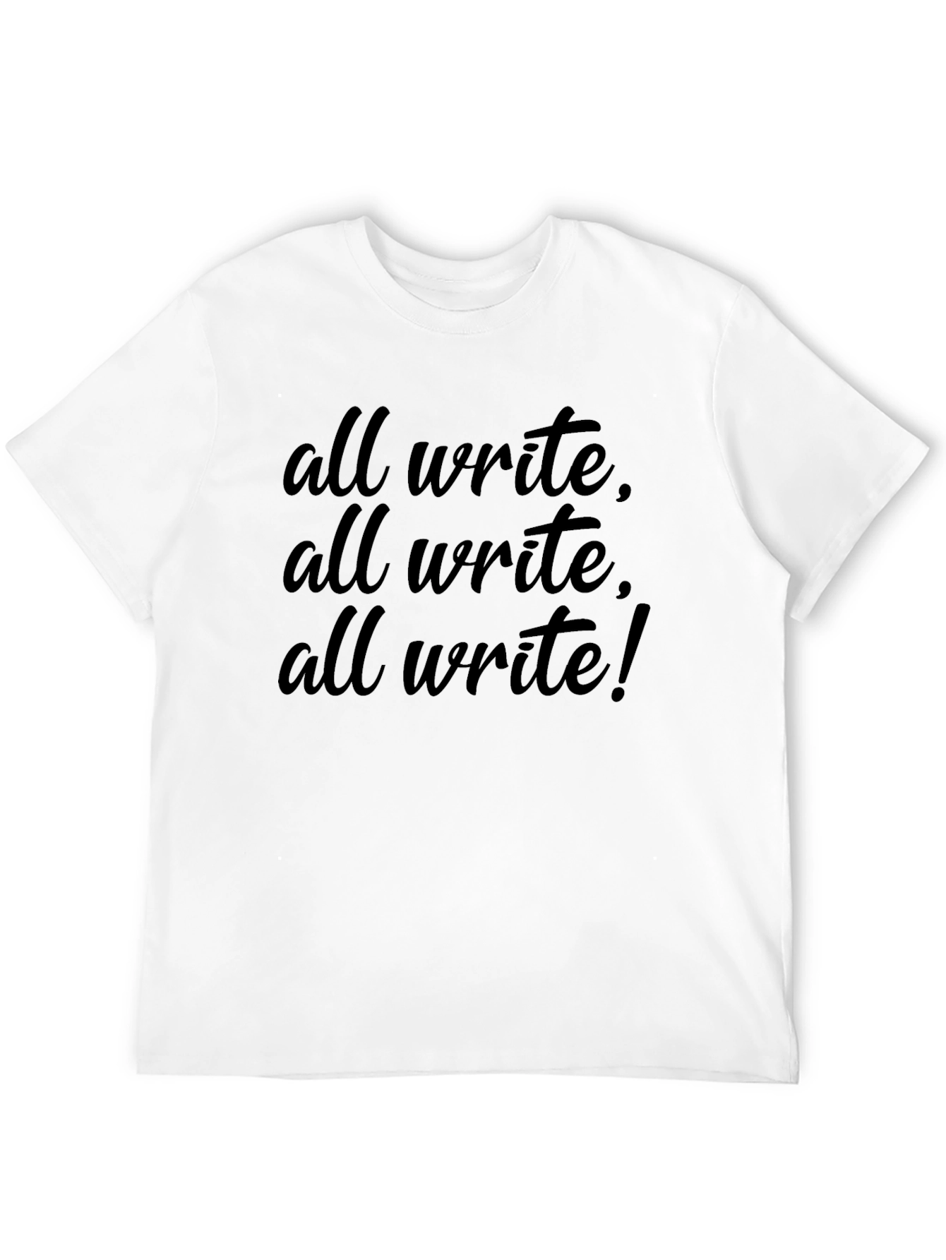 All Write! Black Graphic Tee