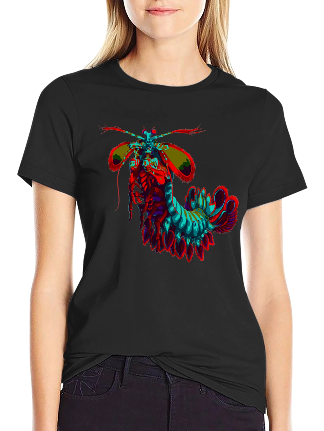 Psychedelic Mantis Shrimp Graphic Tee