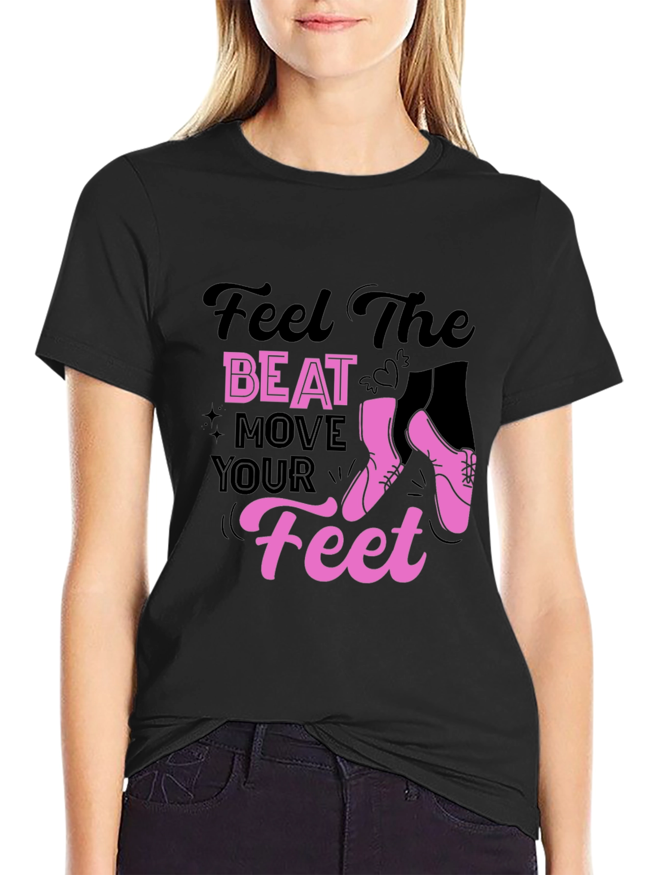 Feel The Beat T-Shirt - Dance & Music Lover Tee
